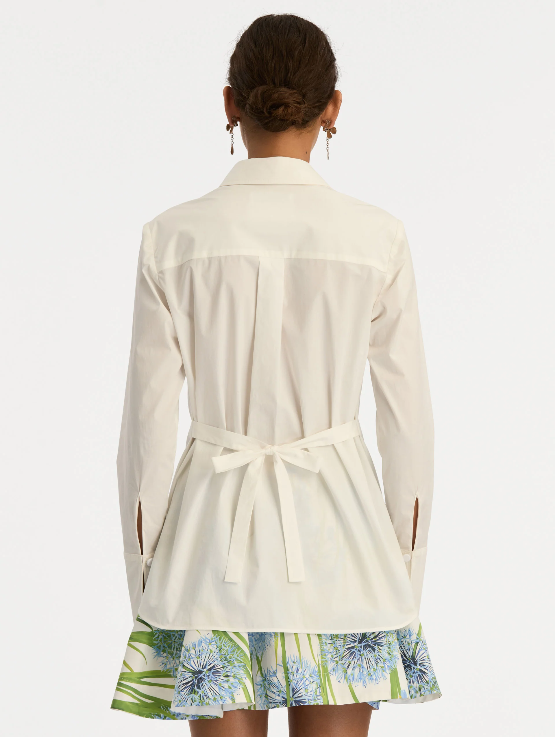 Allium Cotton Poplin Blouse - Image 4