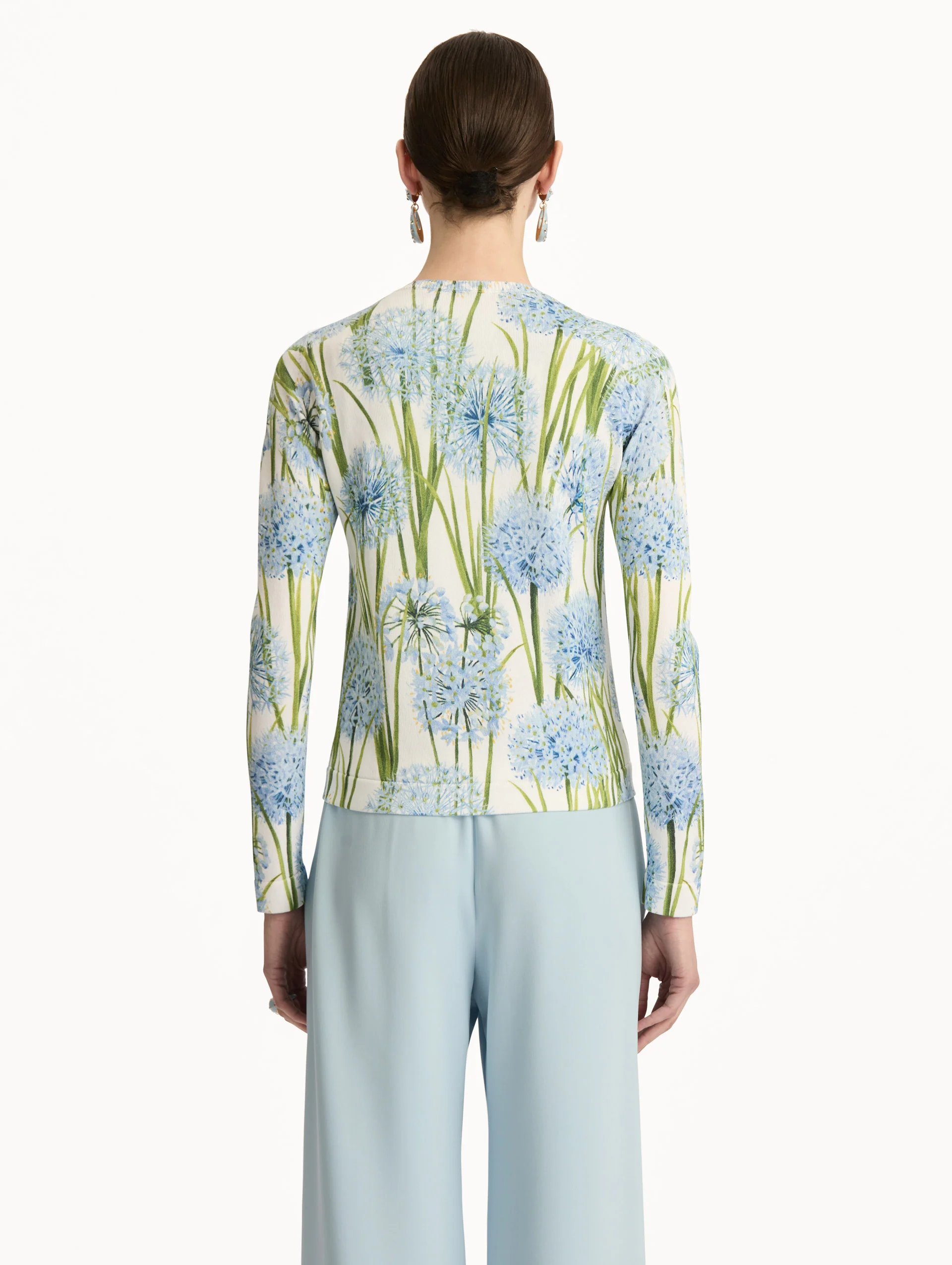 Allium Printed Cardigan - Image 3