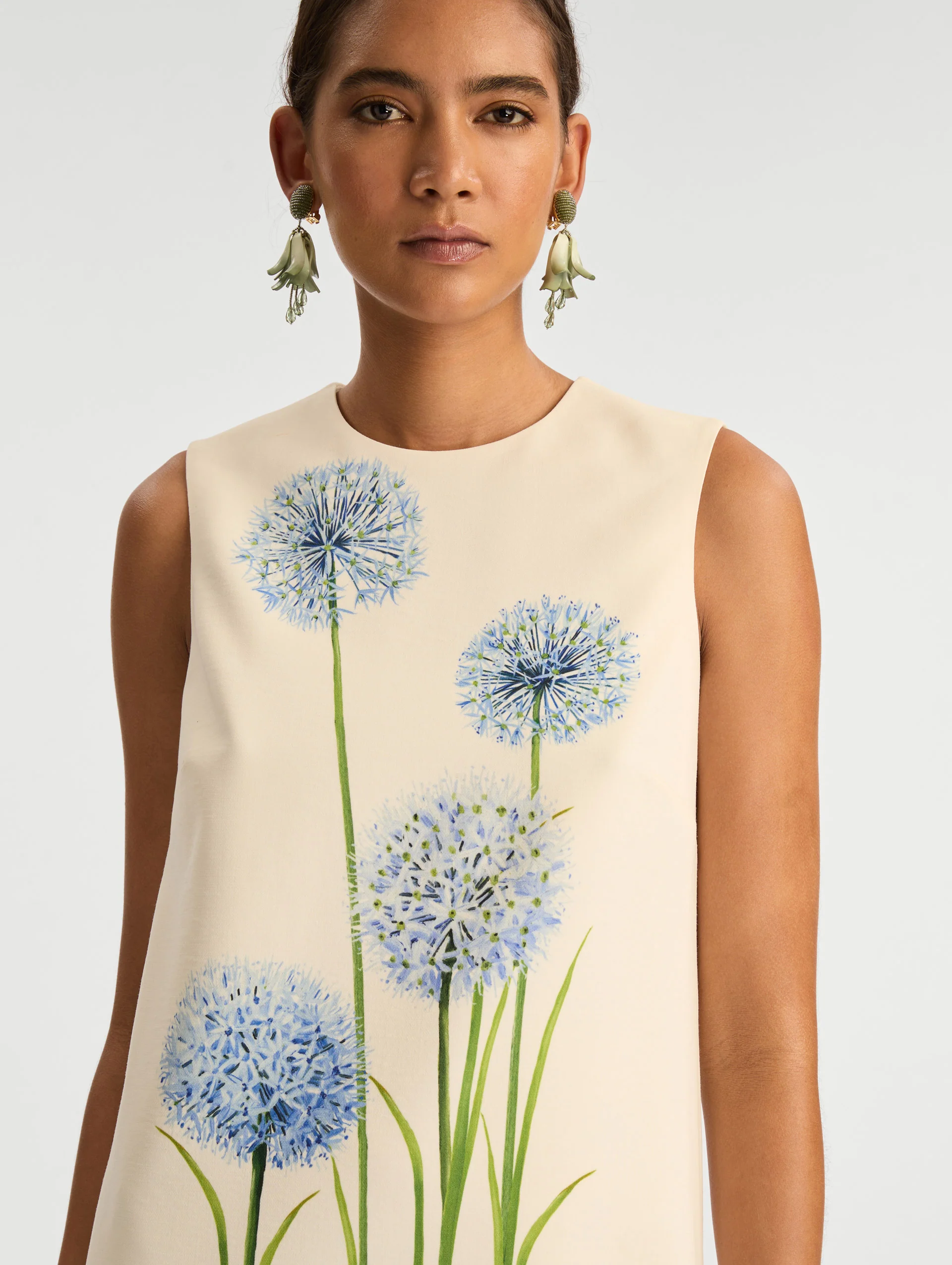 Allium Wool Shift Dress - Image 5