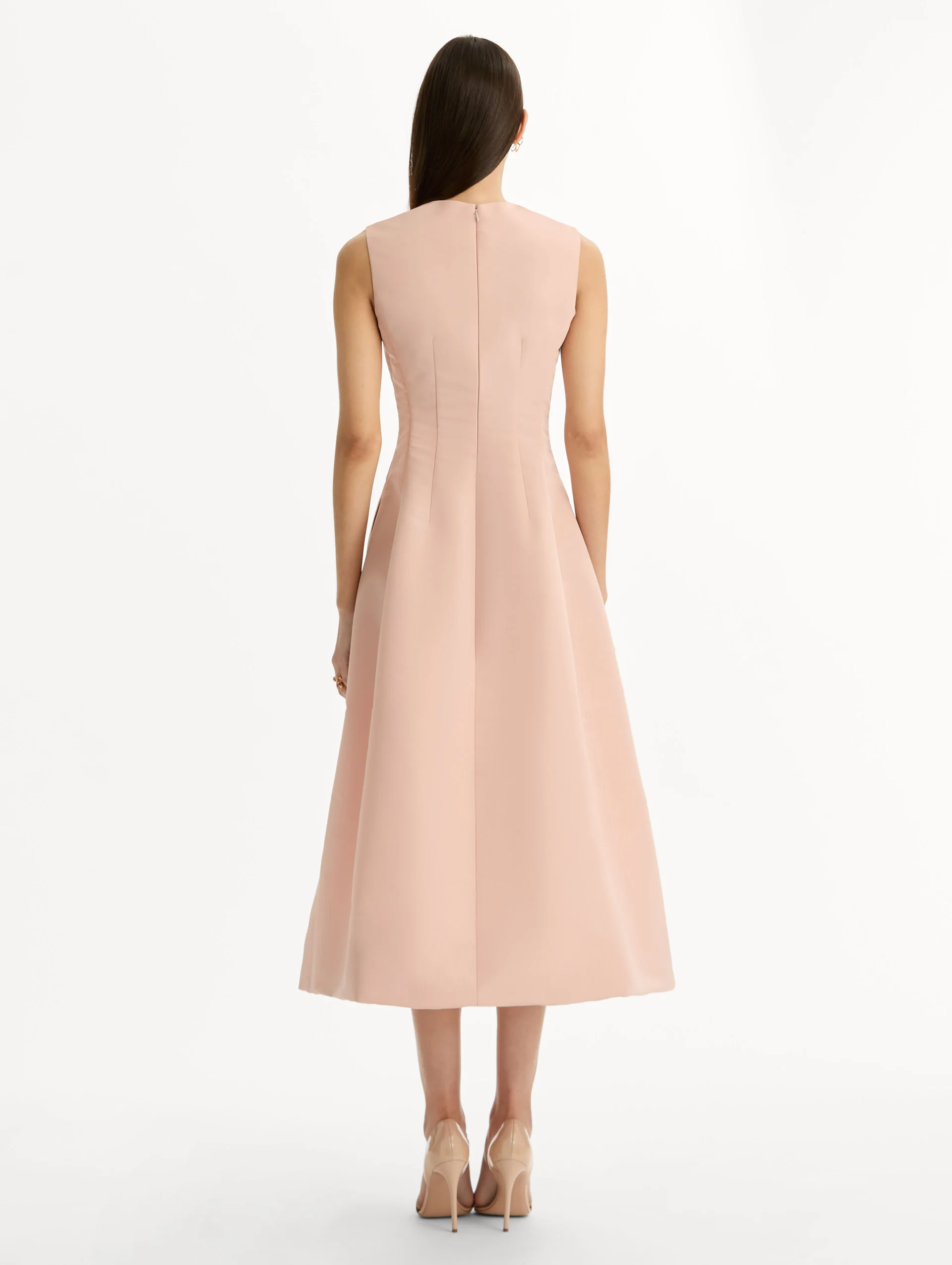 Bouquet Embroidered Cocktail Dress - Image 3