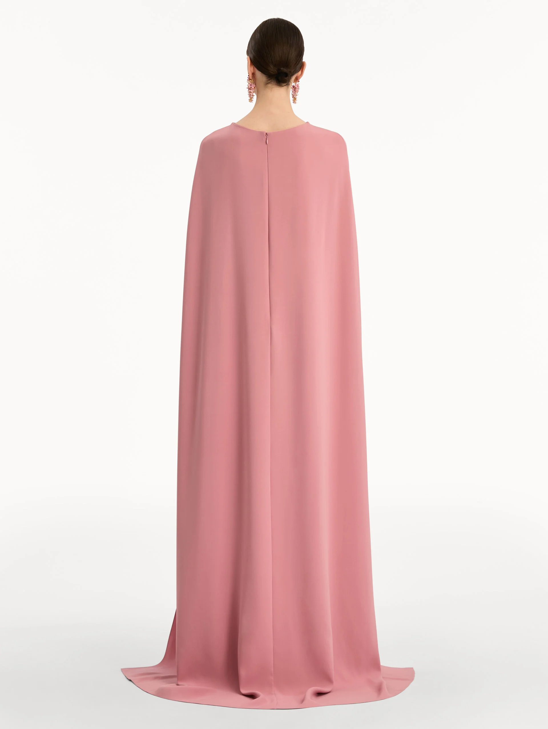 Brooch Embroidered Cape-Back Caftan - Image 3