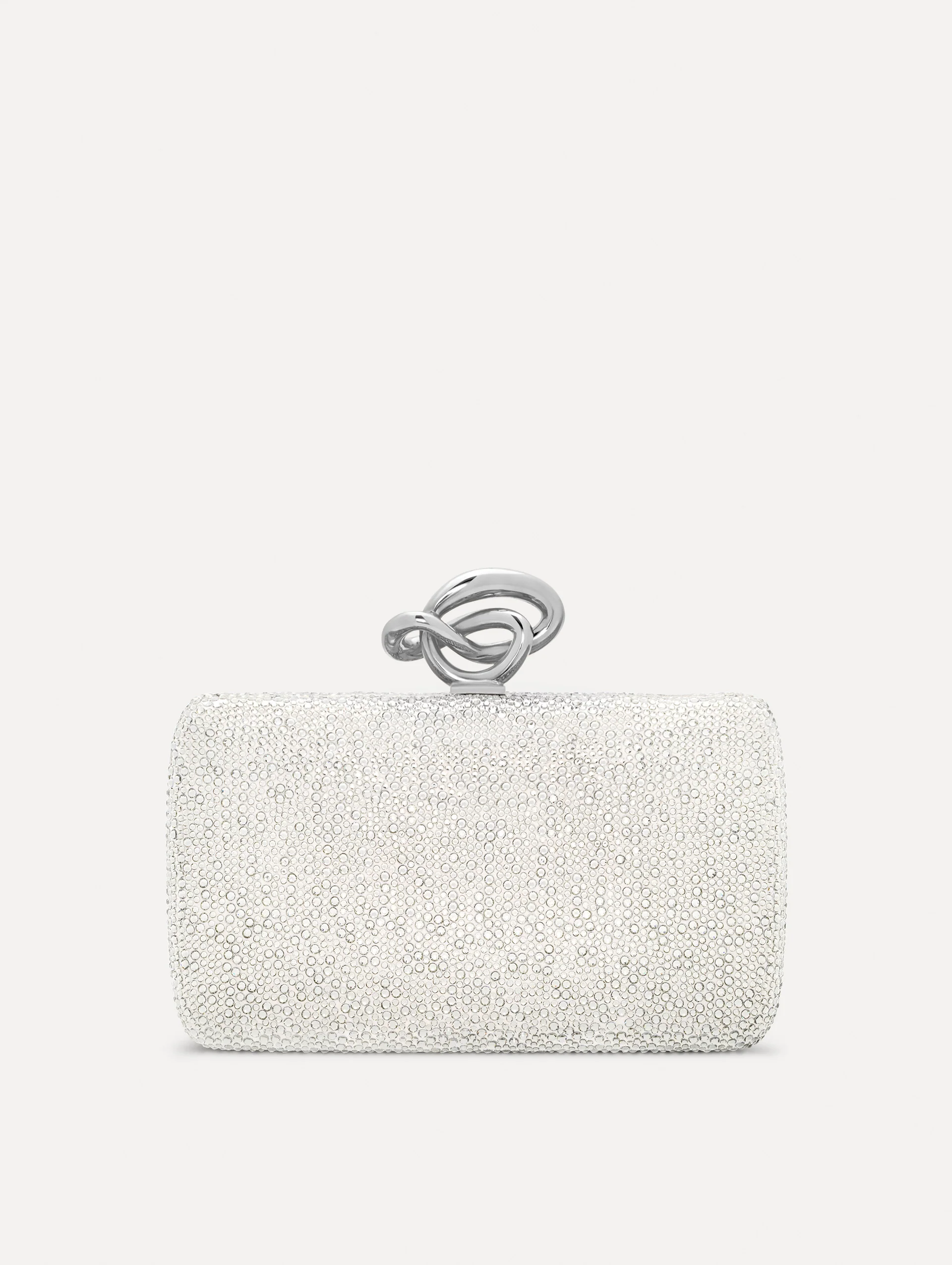 Crystal Pavé Knot Minaudière - Image 2