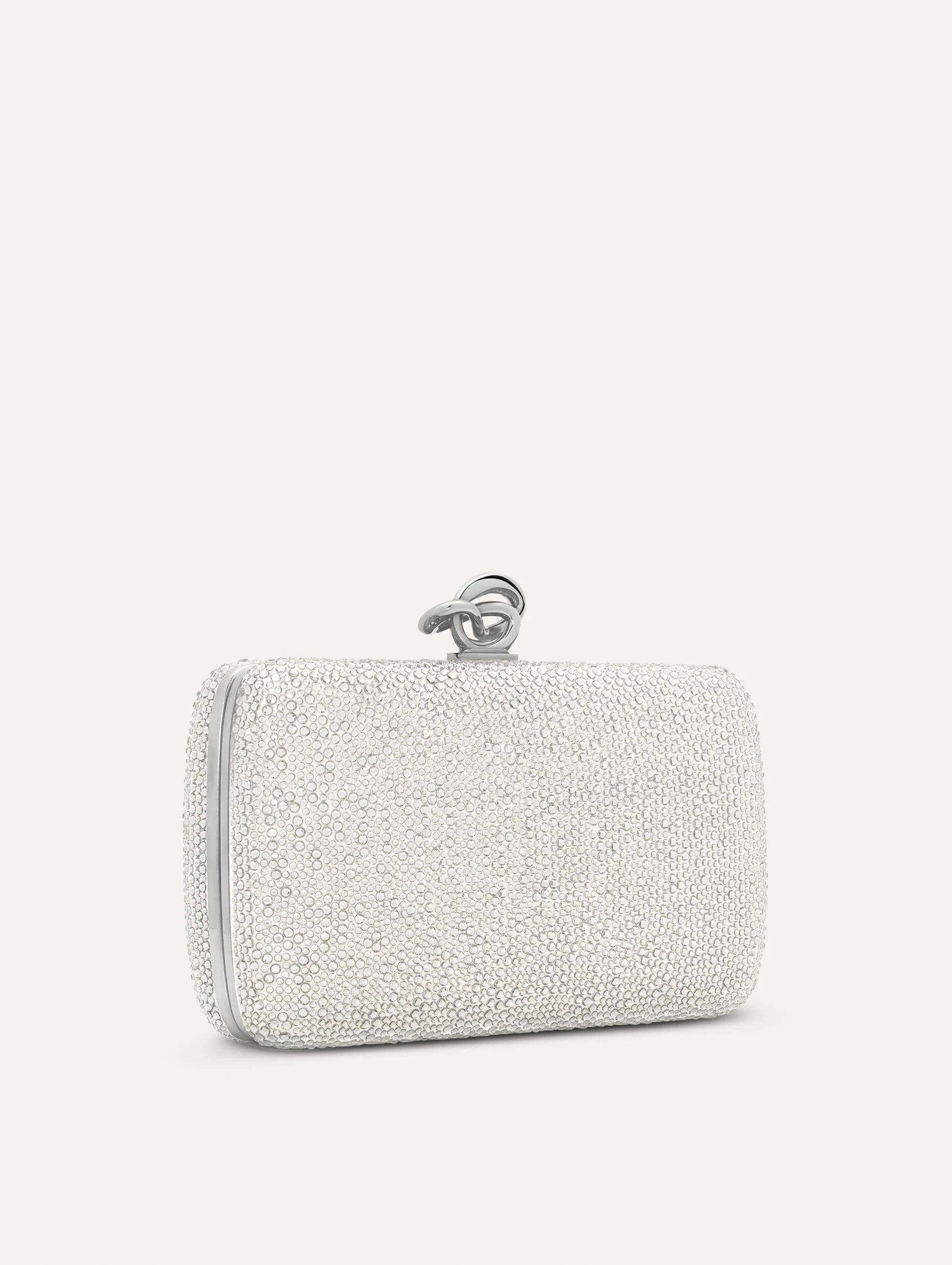 Crystal Pavé Knot Minaudière - Image 3