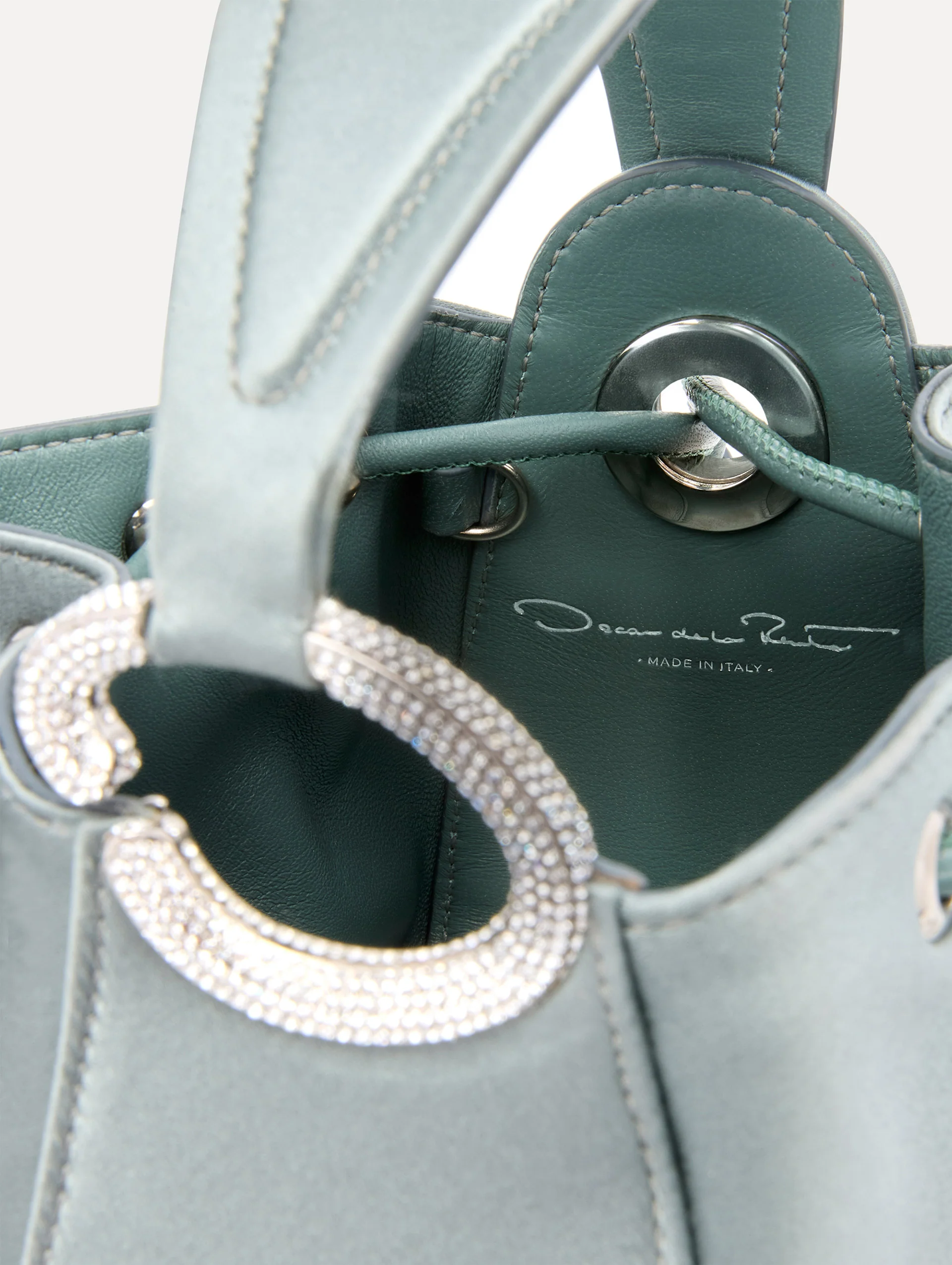 Crystal Pavé Nano O Handle Bag - Image 5