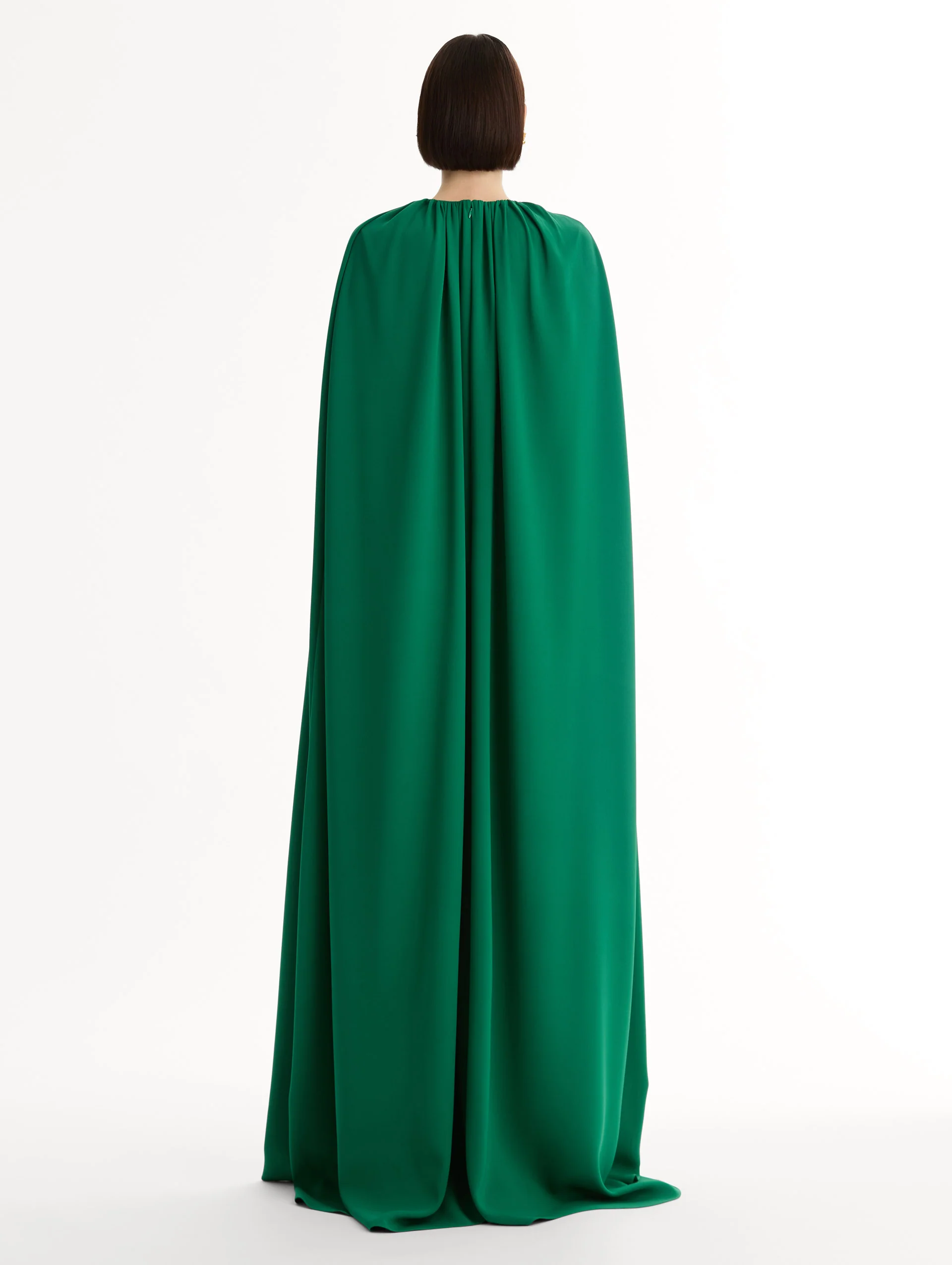 Cyclamen-Detailed Georgette Caftan - Image 3