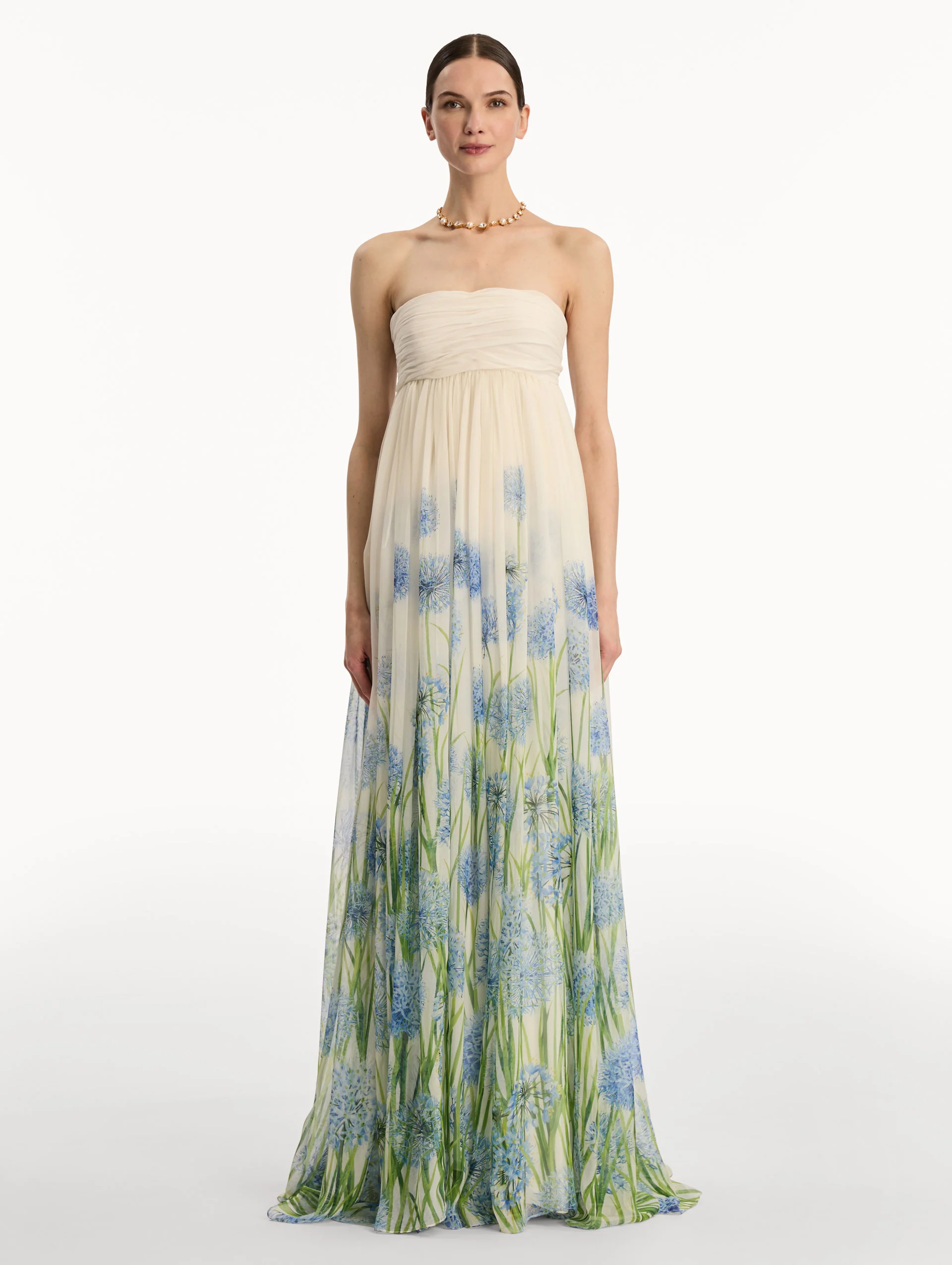 Degradé Allium Chiffon Gown - Image 2