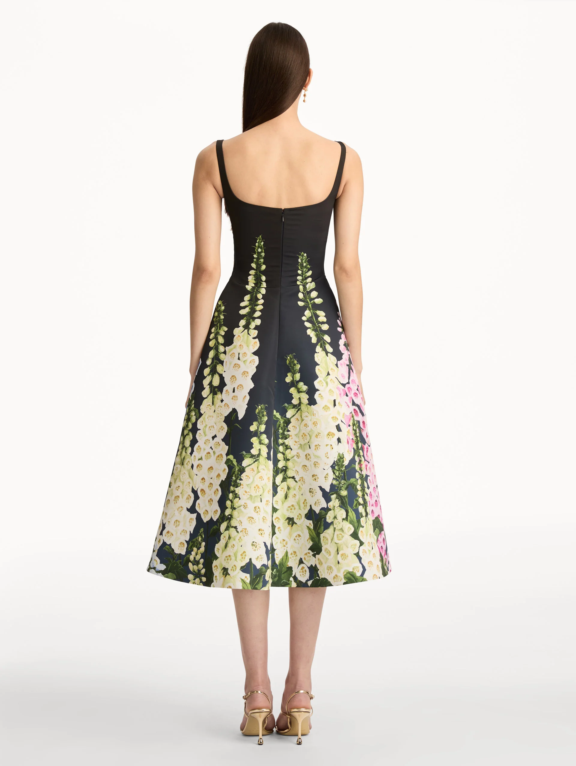 Degradé Foxglove Faille Dress - Image 3