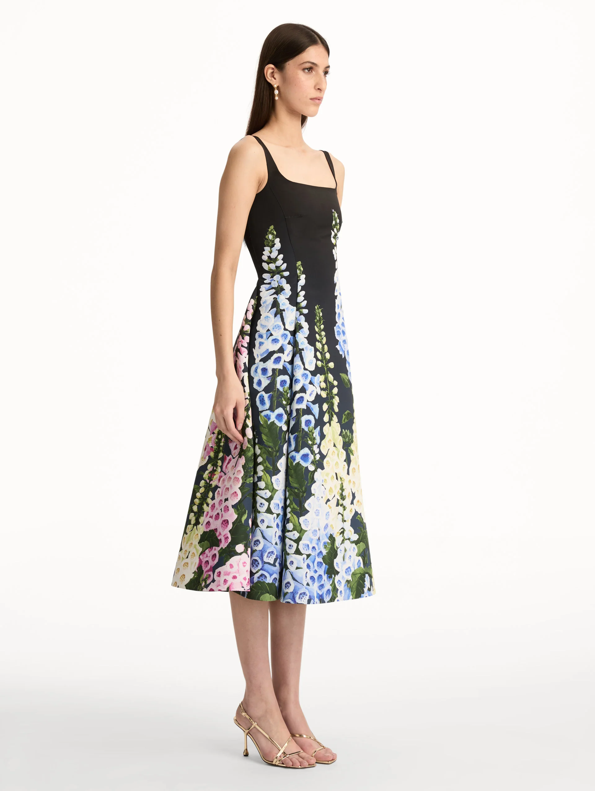 Degradé Foxglove Faille Dress - Image 4