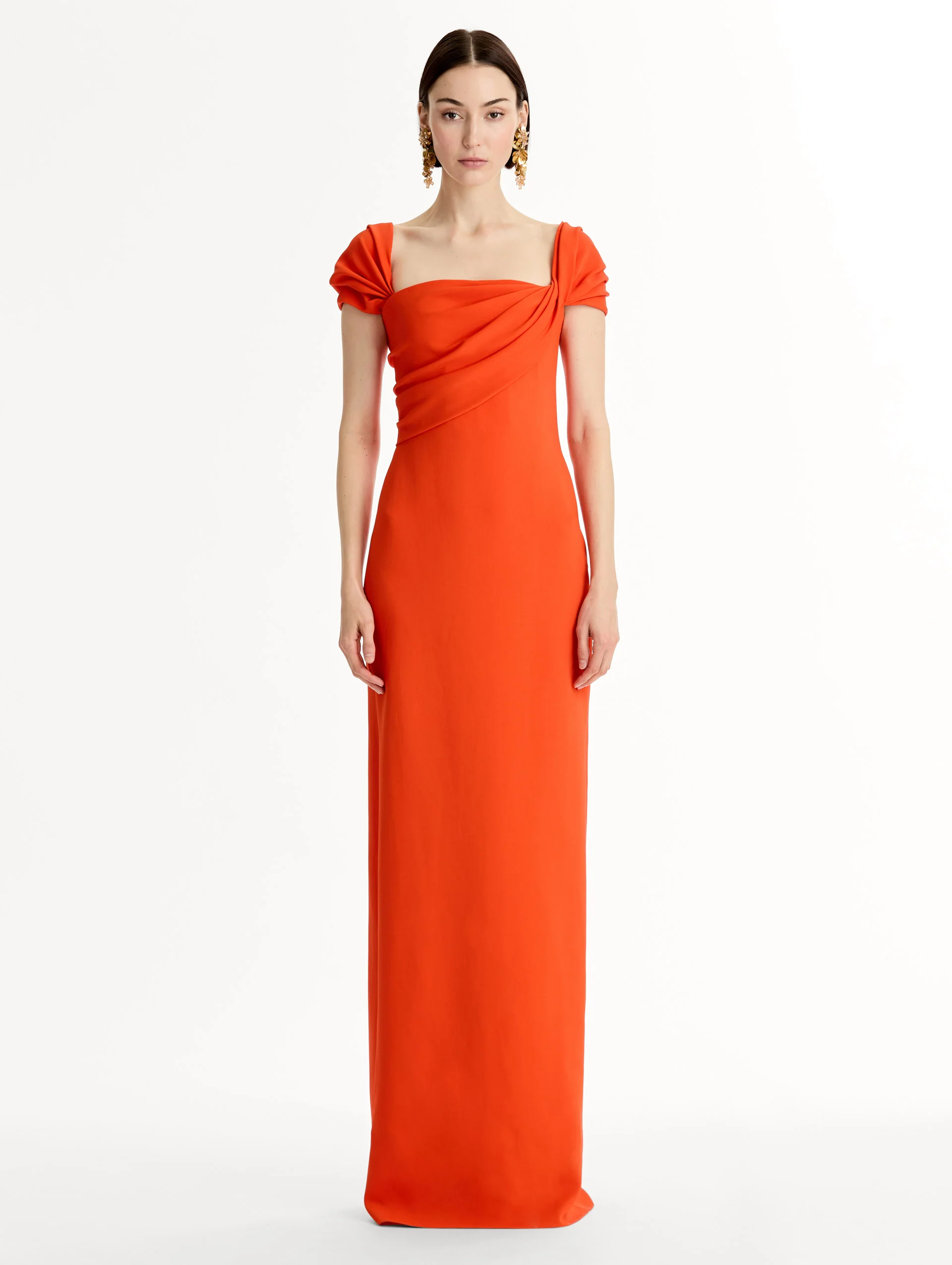 Draped-Detailed Cady Gown - Image 2