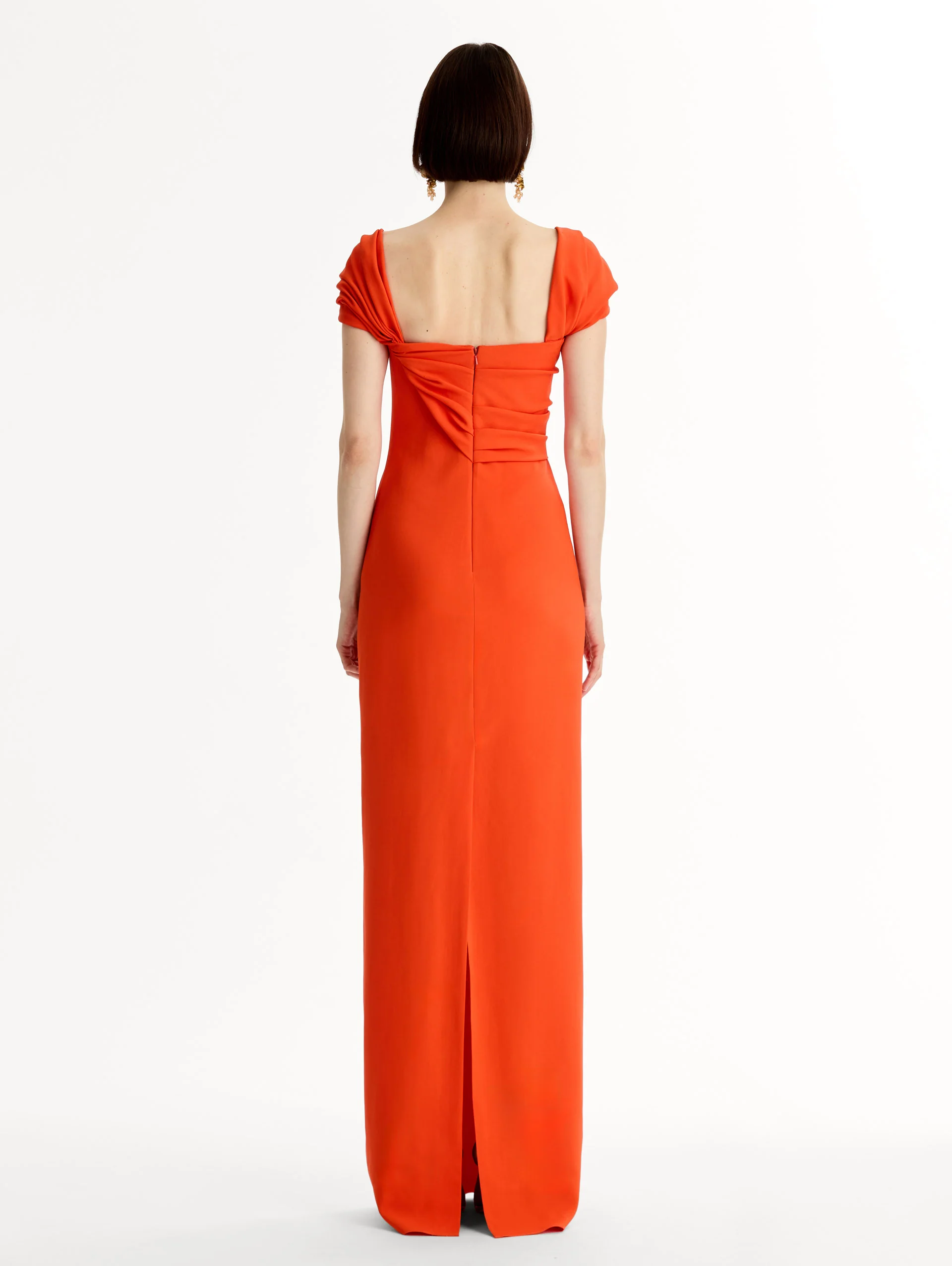 Draped-Detailed Cady Gown - Image 3
