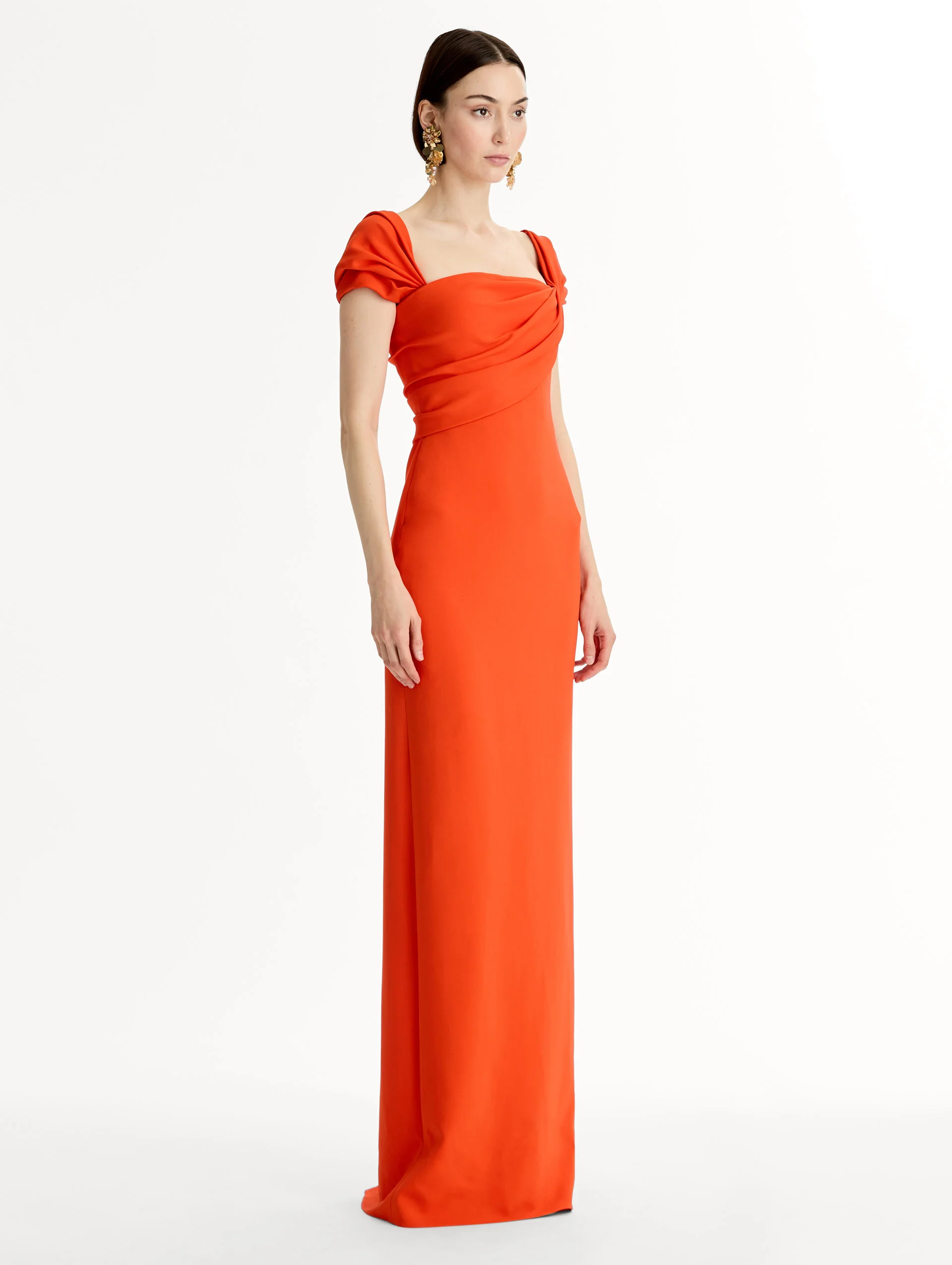 Draped-Detailed Cady Gown - Image 4