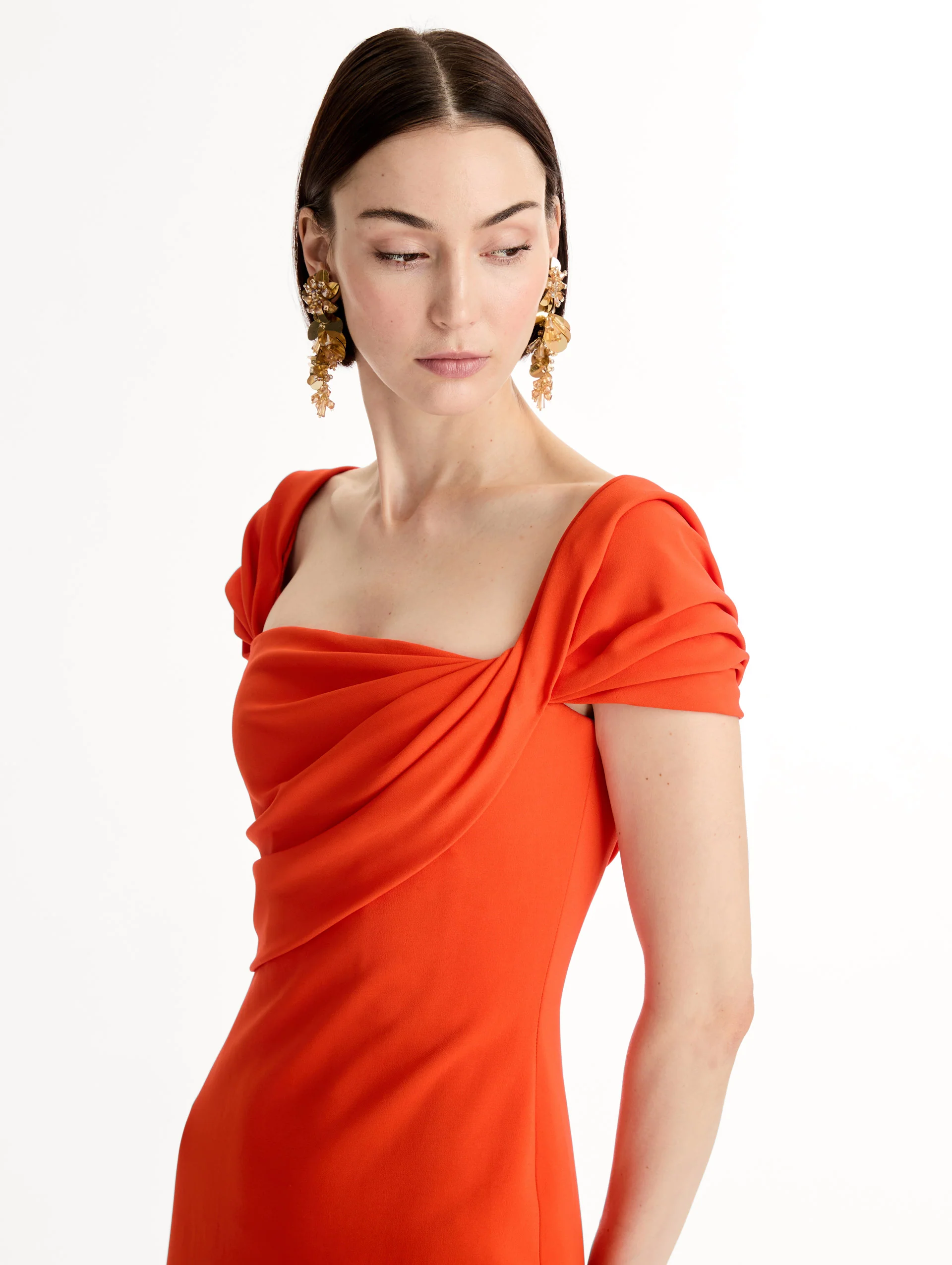 Draped-Detailed Cady Gown - Image 5
