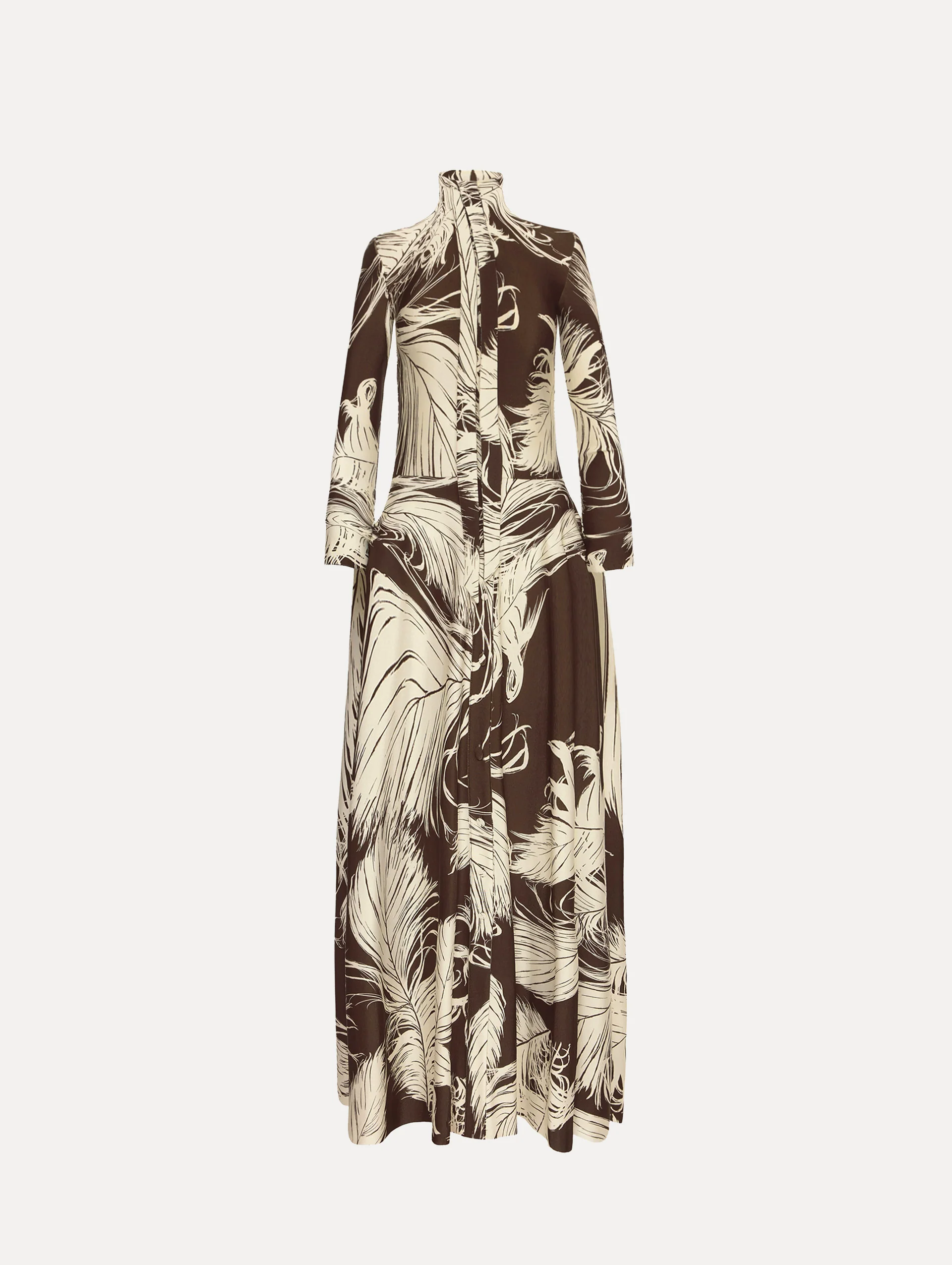 Feather Jersey Dress