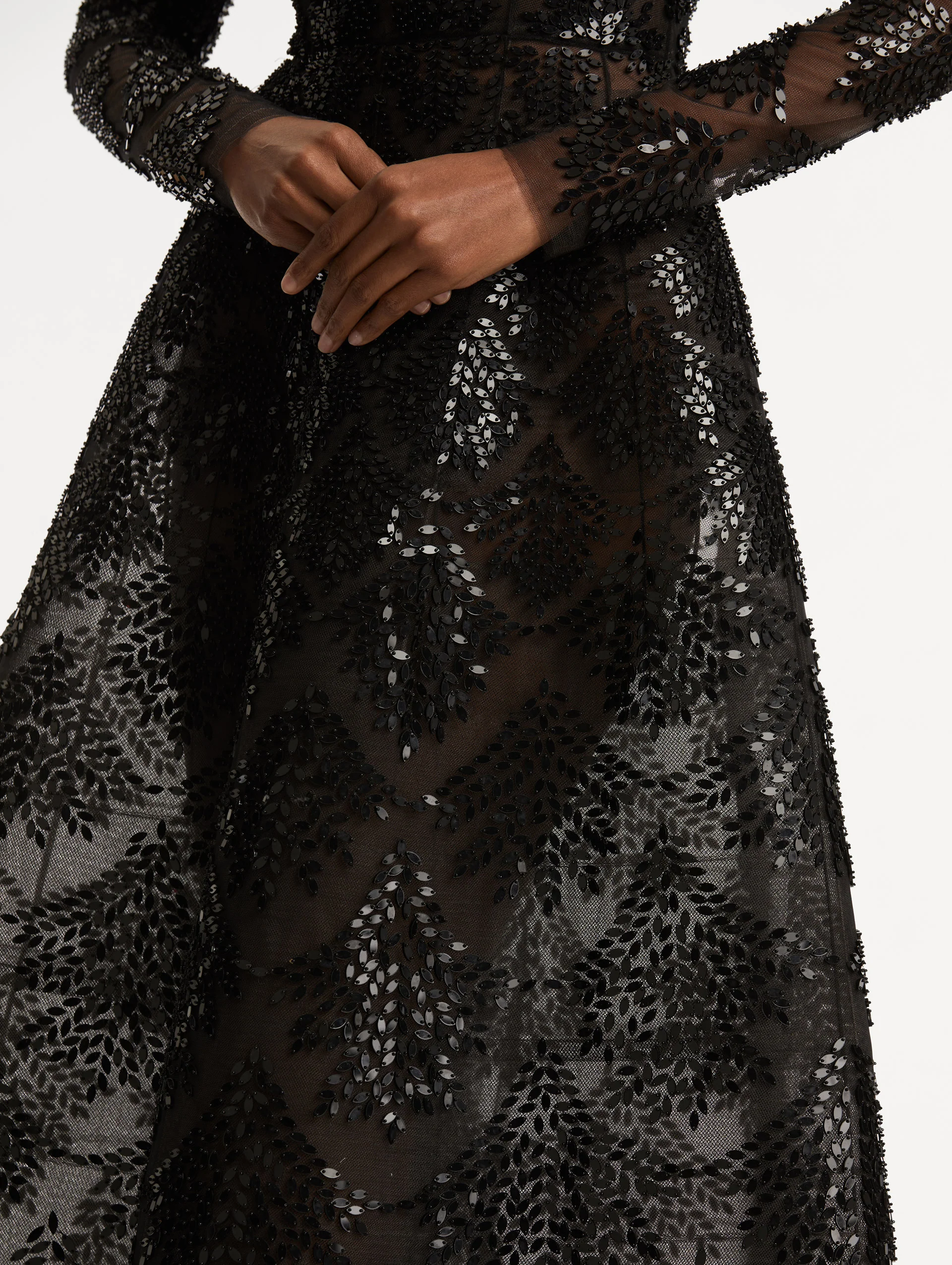 Fern Sequin Embroidered Gown - Image 5