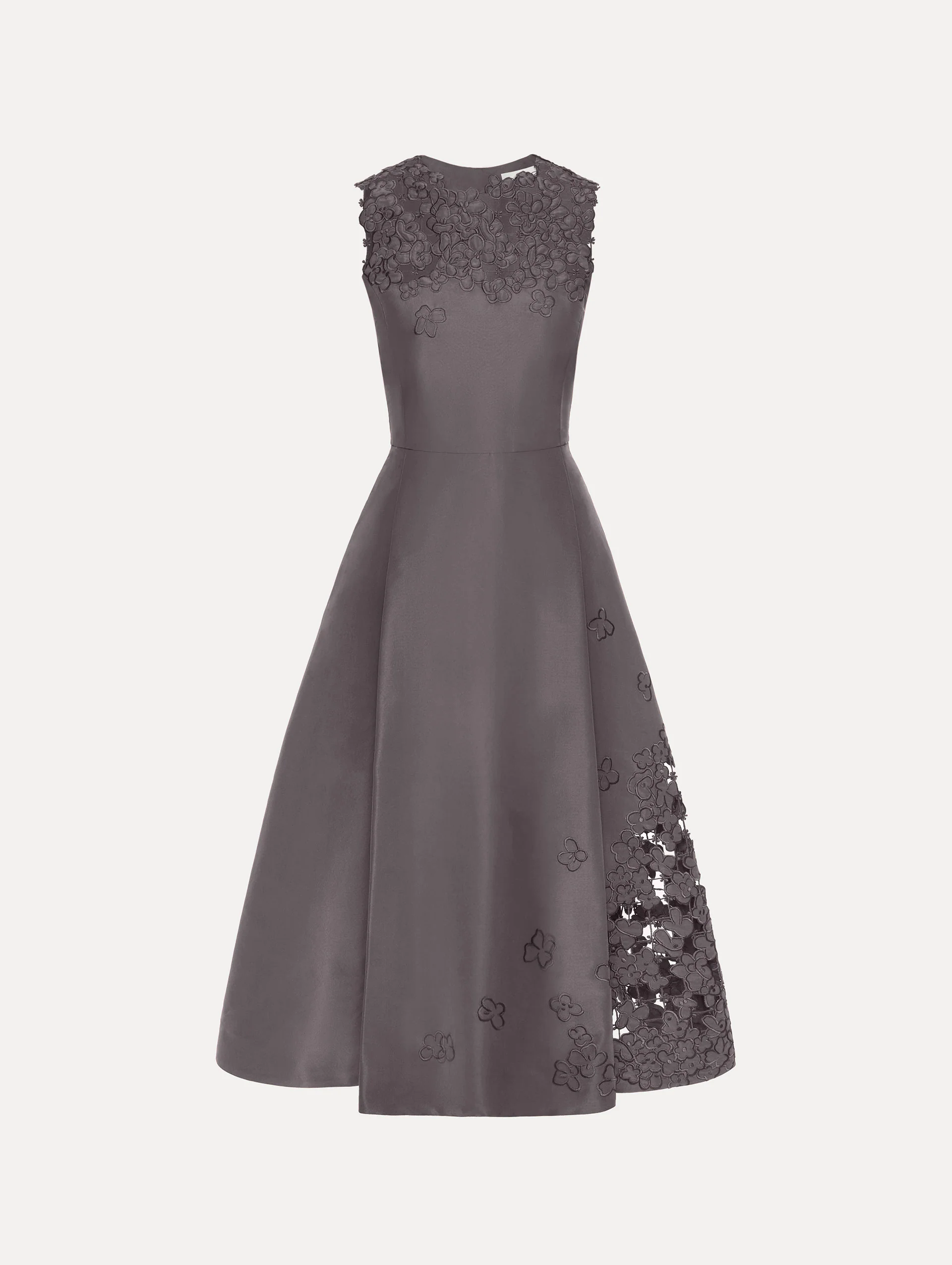 Floral Cutout Threadwork Dress