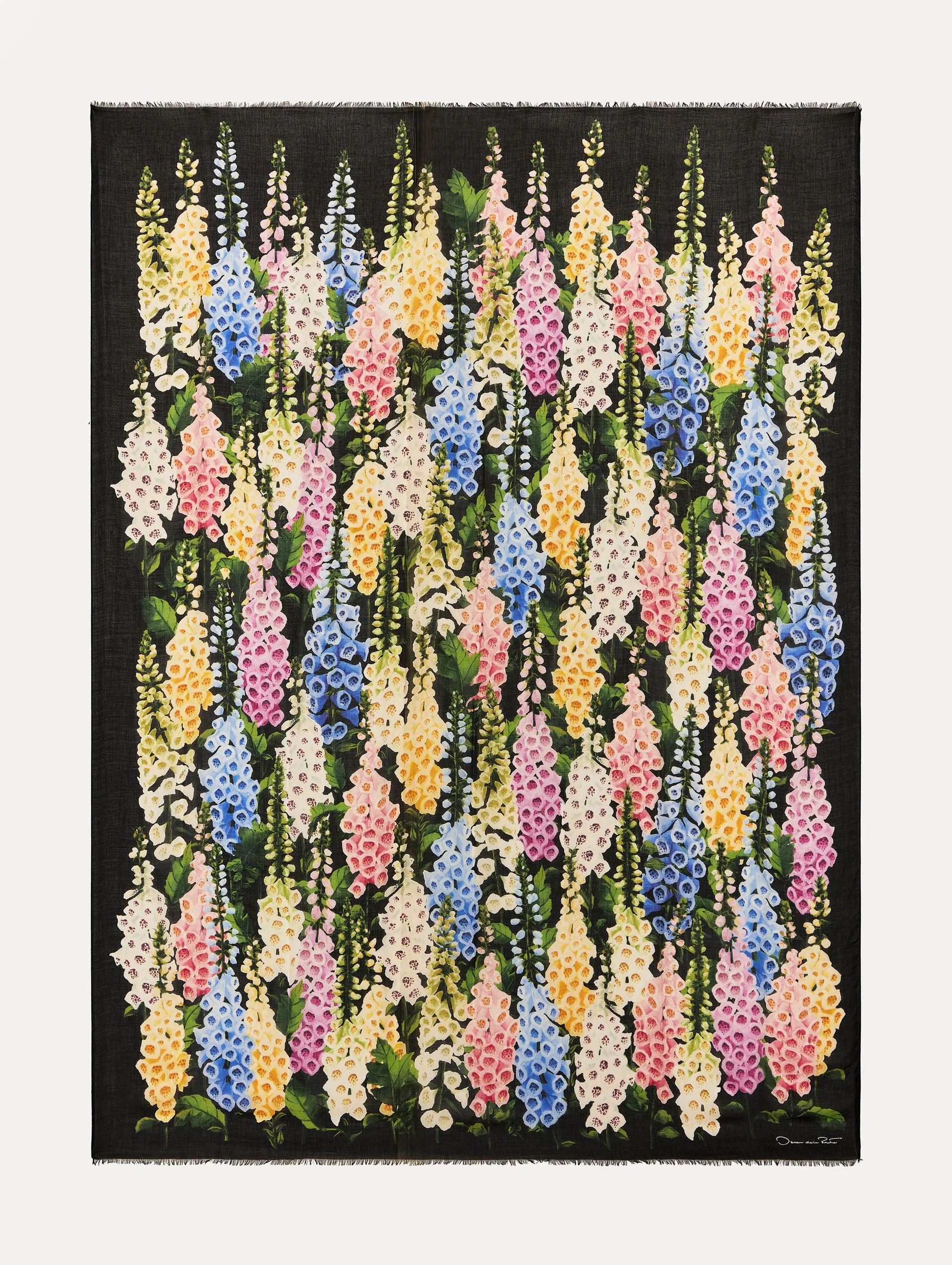 Foxglove Cashmere-Blend Scarf - Image 3