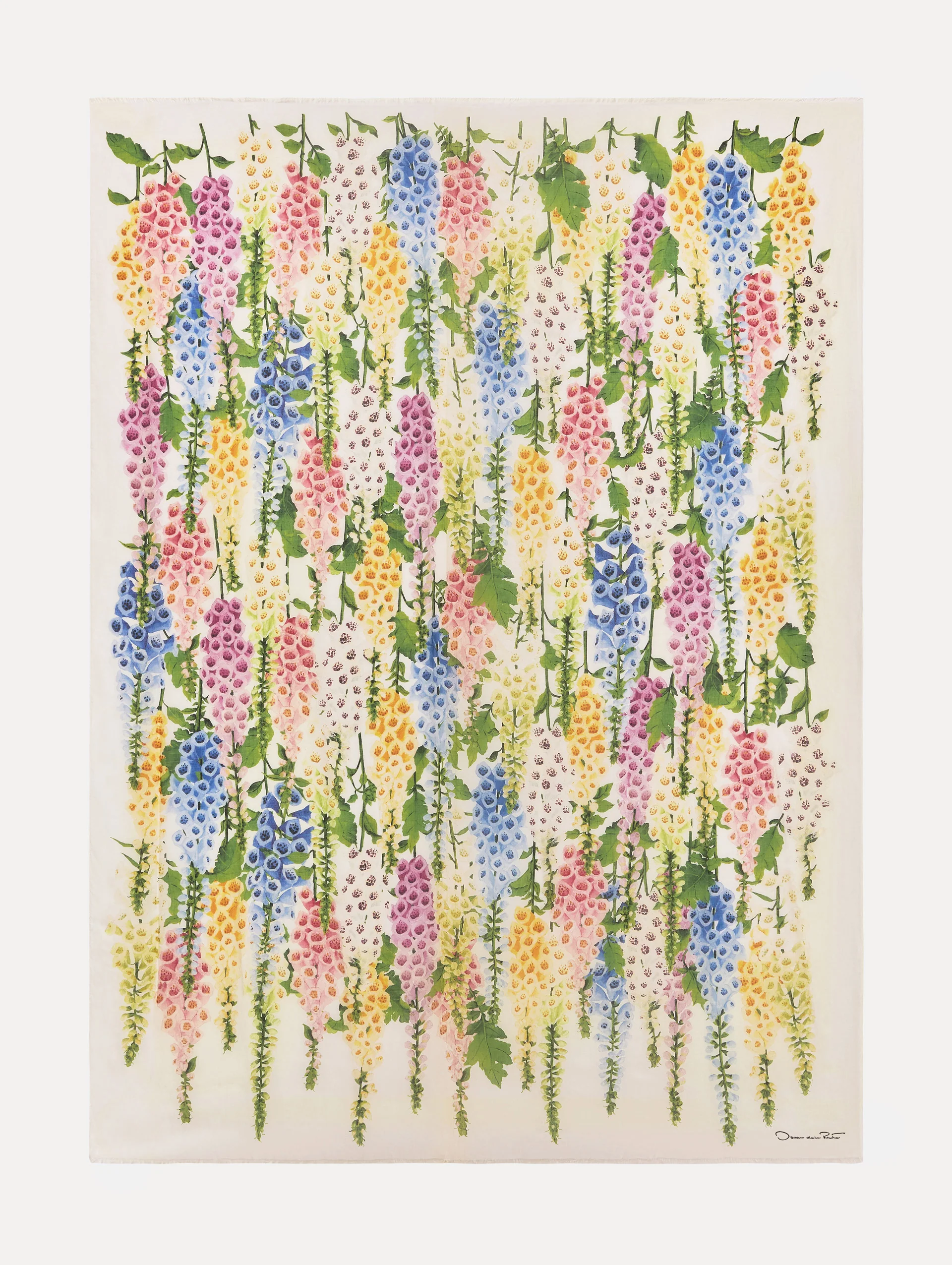 Foxglove Cashmere-Blend Scarf - Image 4