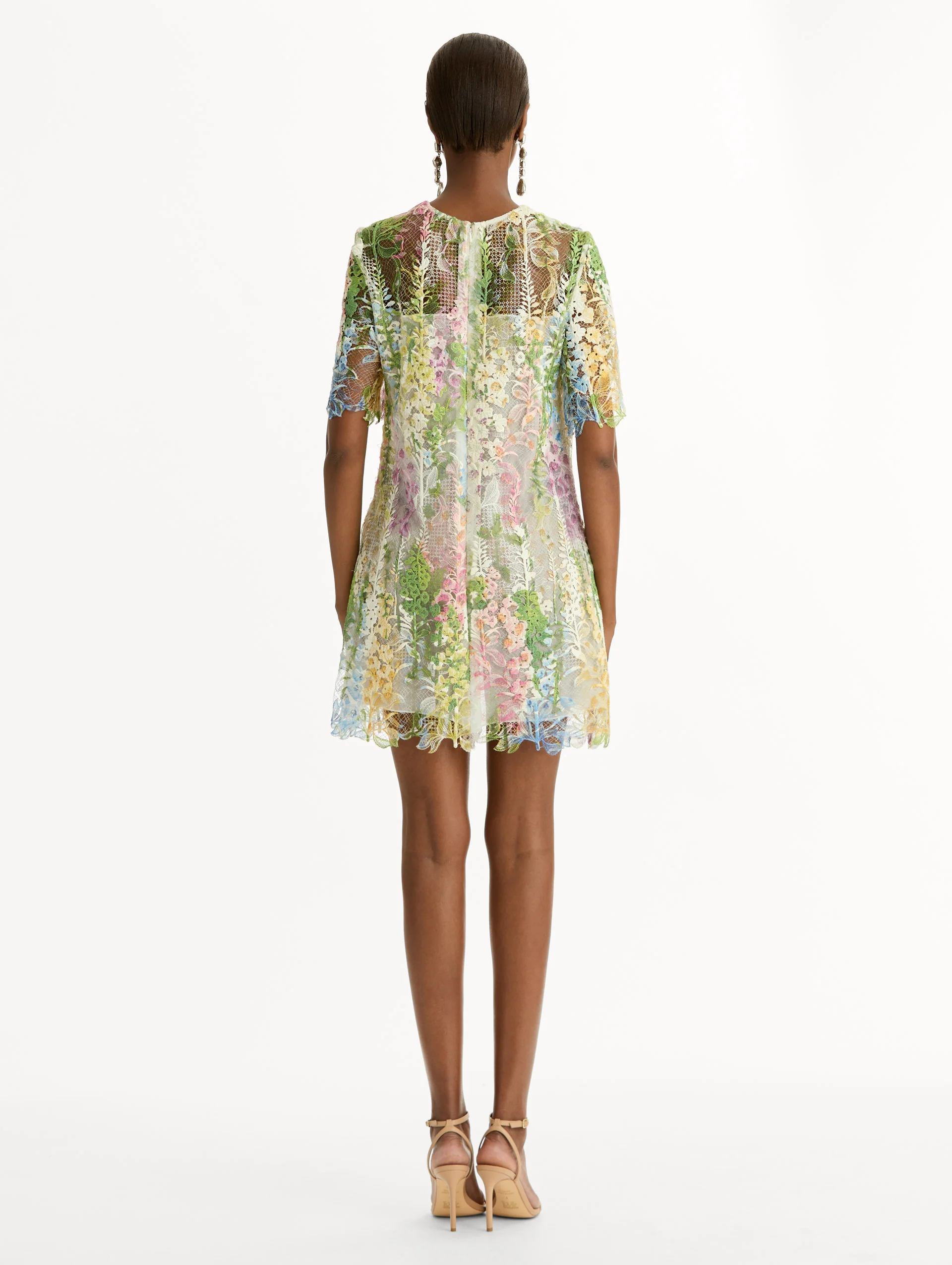 Foxglove Guipure Shift Dress - Image 3