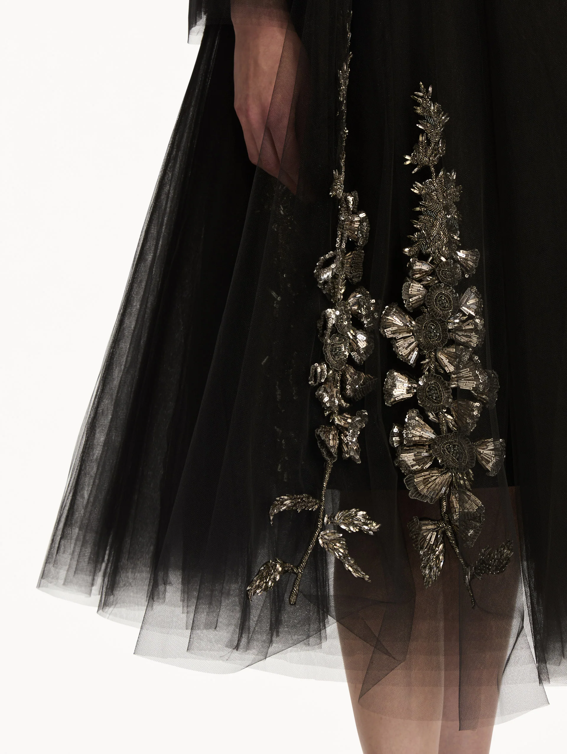 Foxglove Sequin Embroidered Opera Coat - Image 6