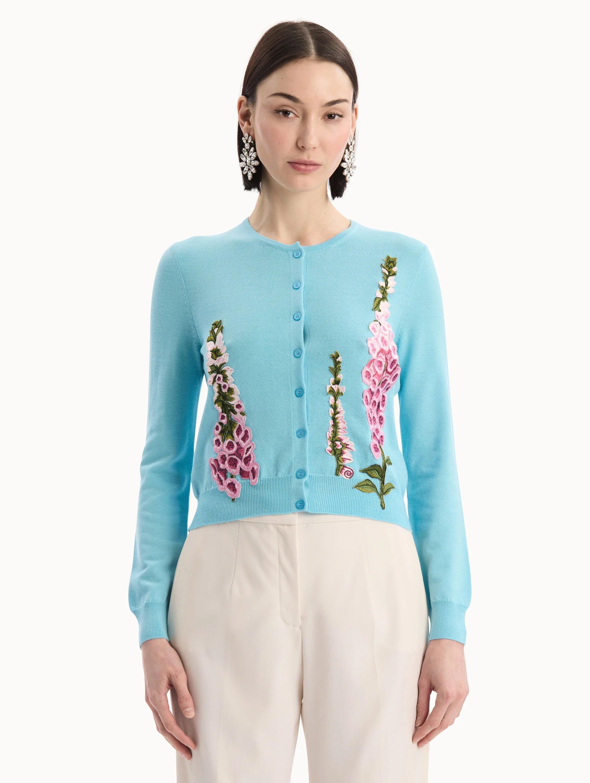 Foxglove Threadwork Cardigan - Image 2