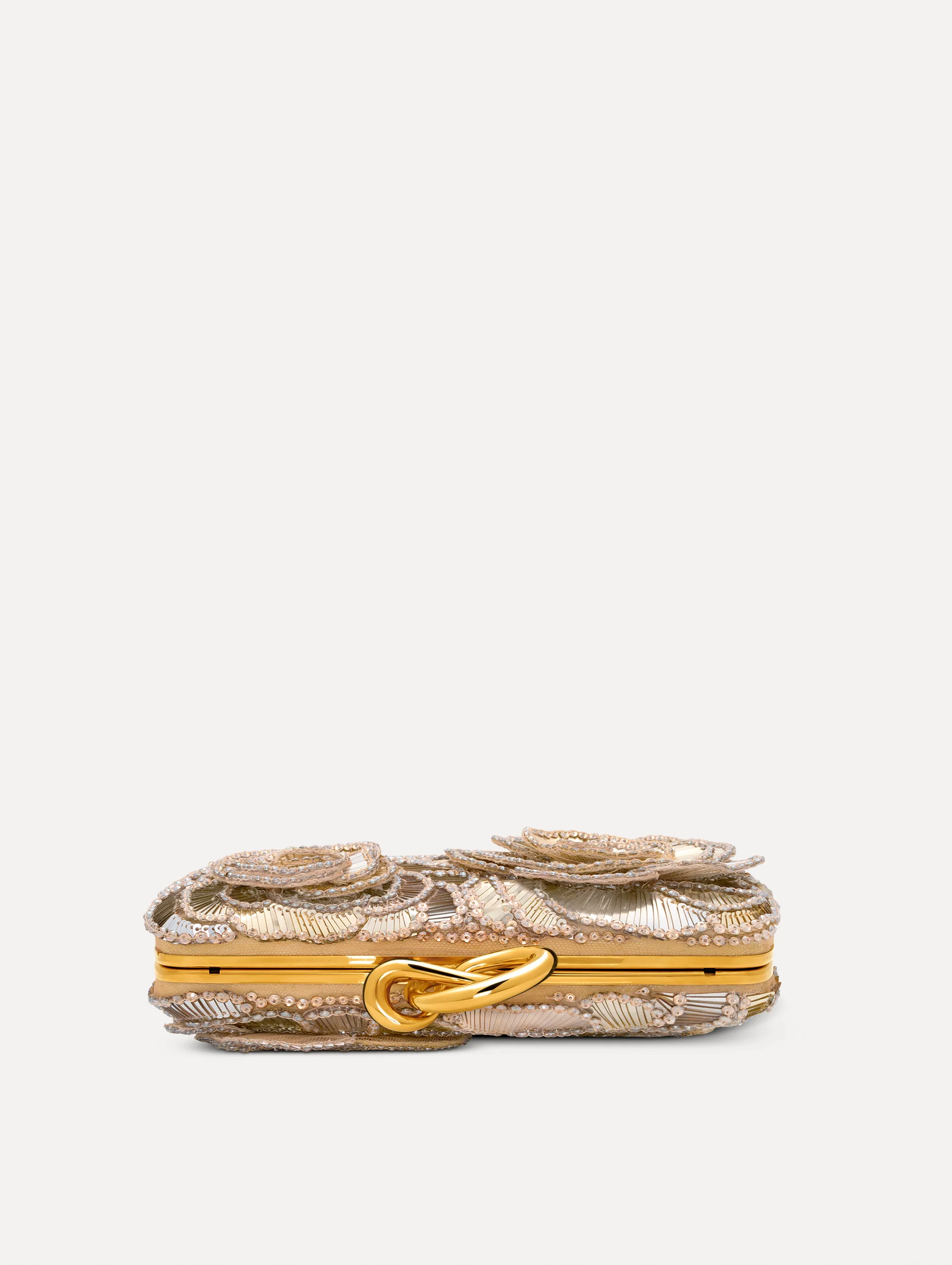 Geometric Sequin Rosette Knot Minaudière - Image 5