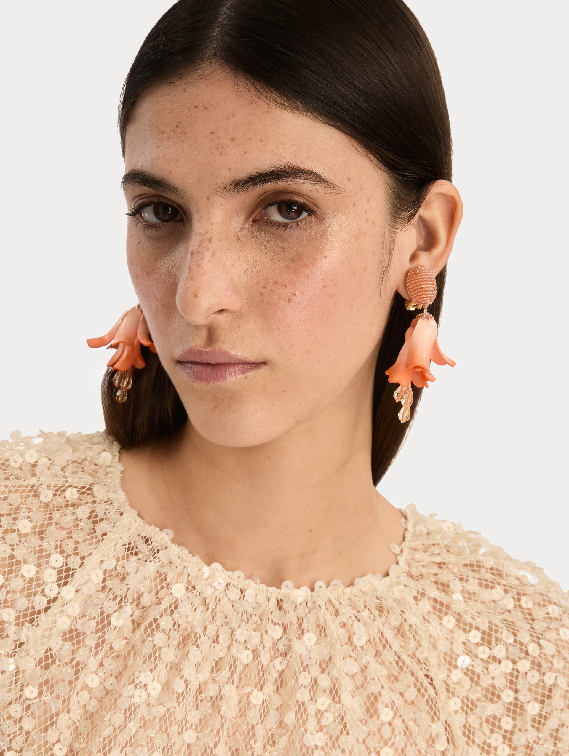 Impatiens Clip-On Earrings - Image 2