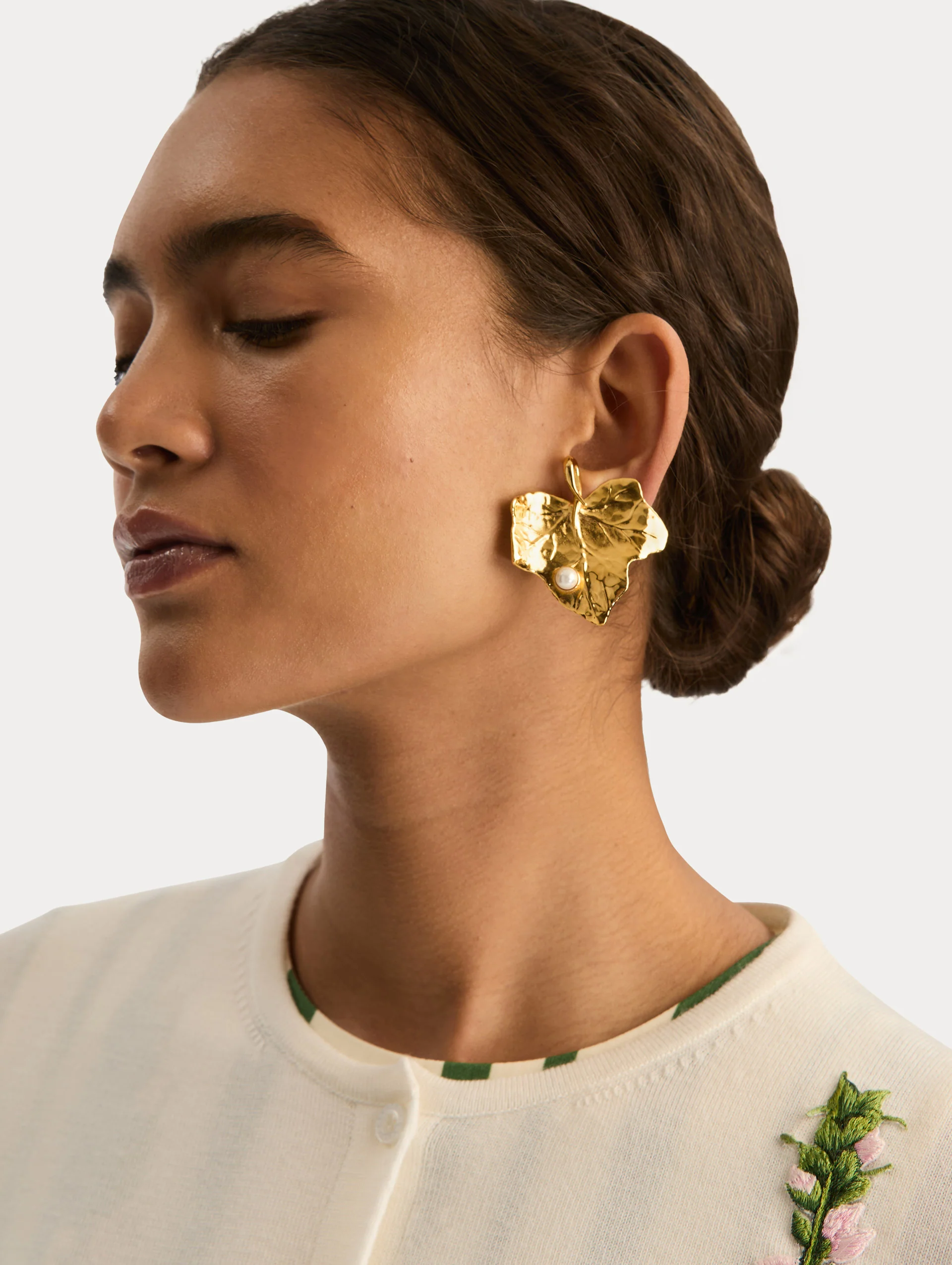 Ivy Leaf Earrings - Image 3