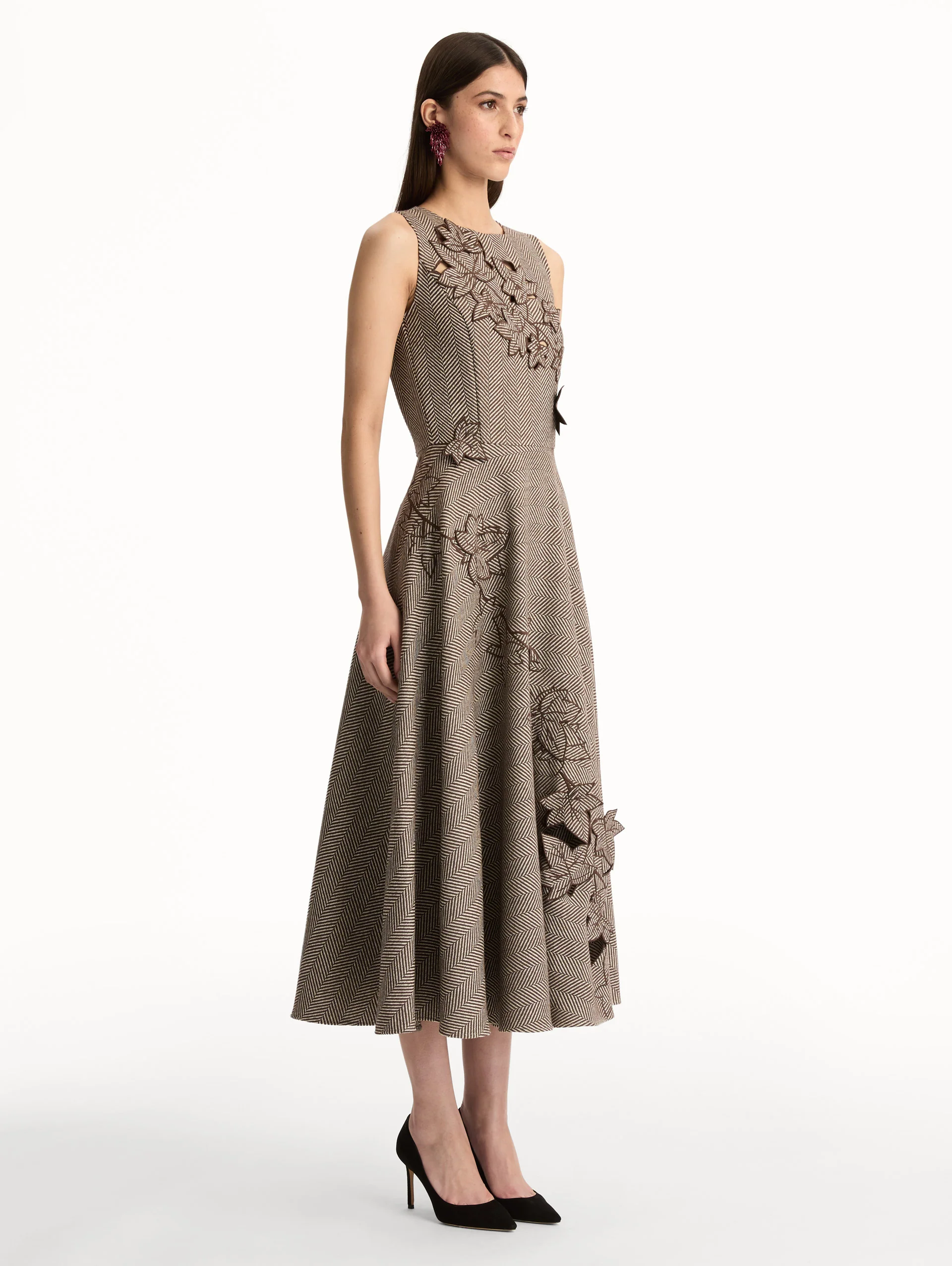 Ivy Threadwork Cutout Dress - Image 4