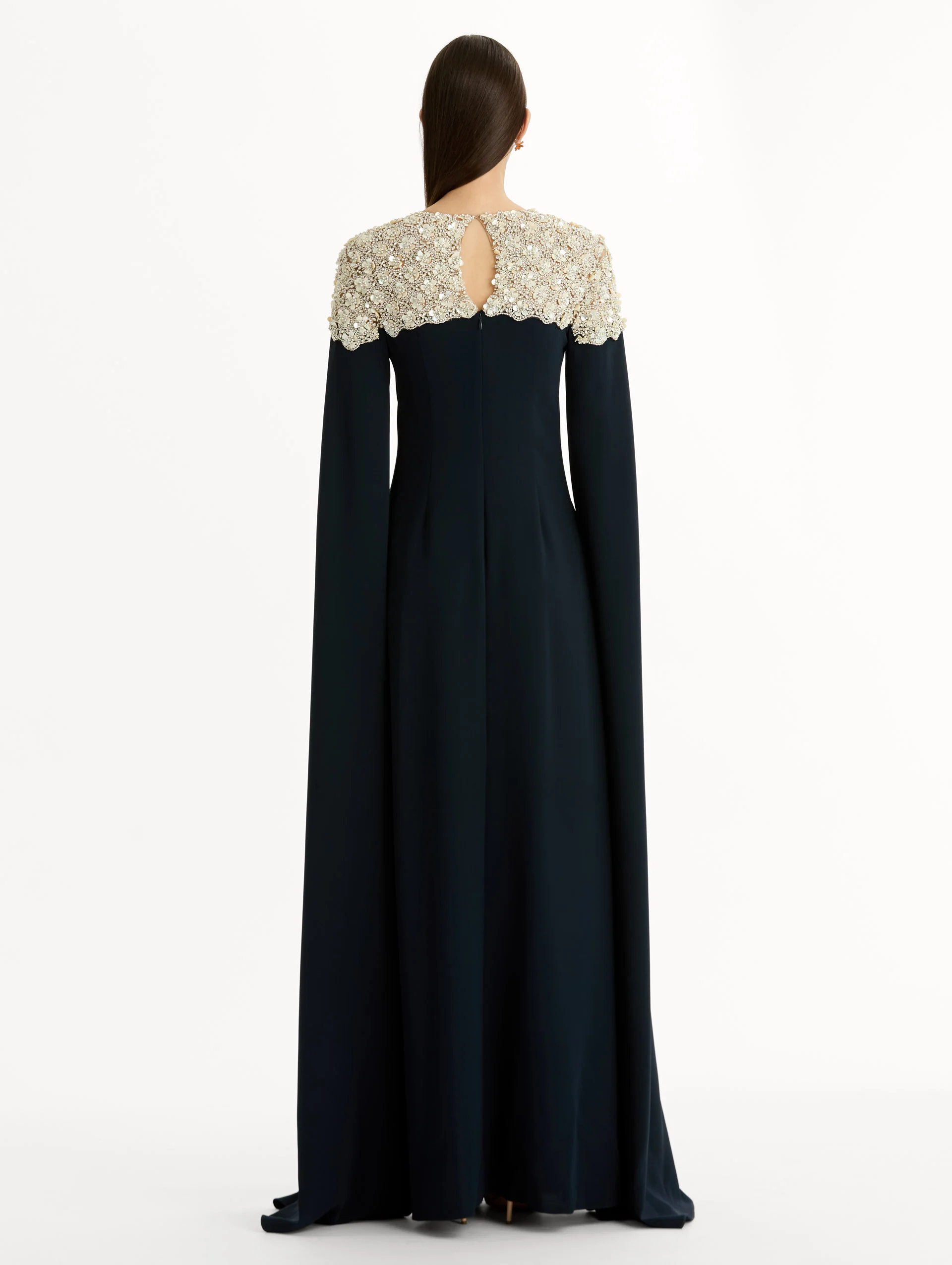 Mother of Pearl Embroidered Caftan - Image 3