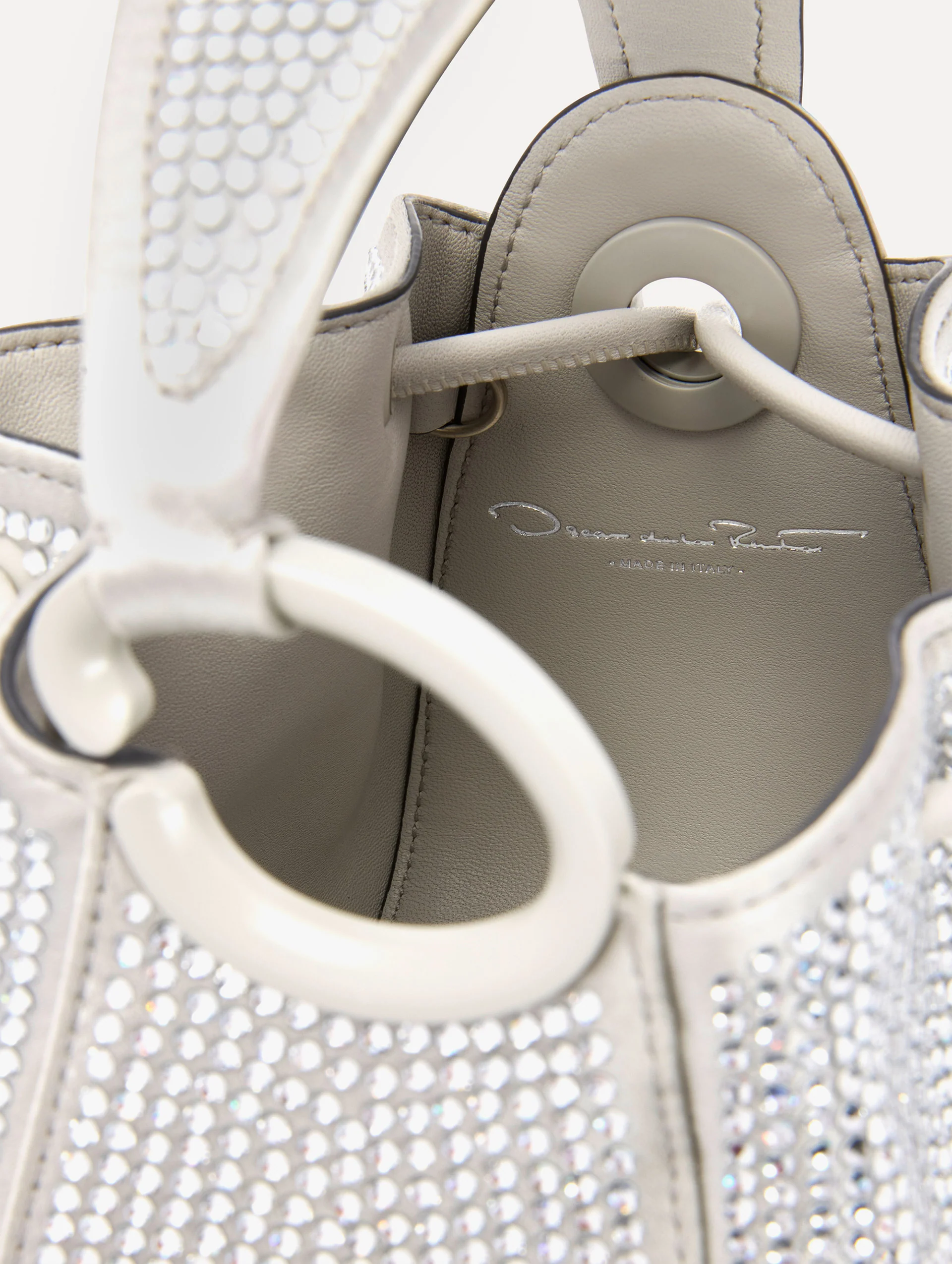 Nano Crystal Pavé O Handle Bag - Image 5