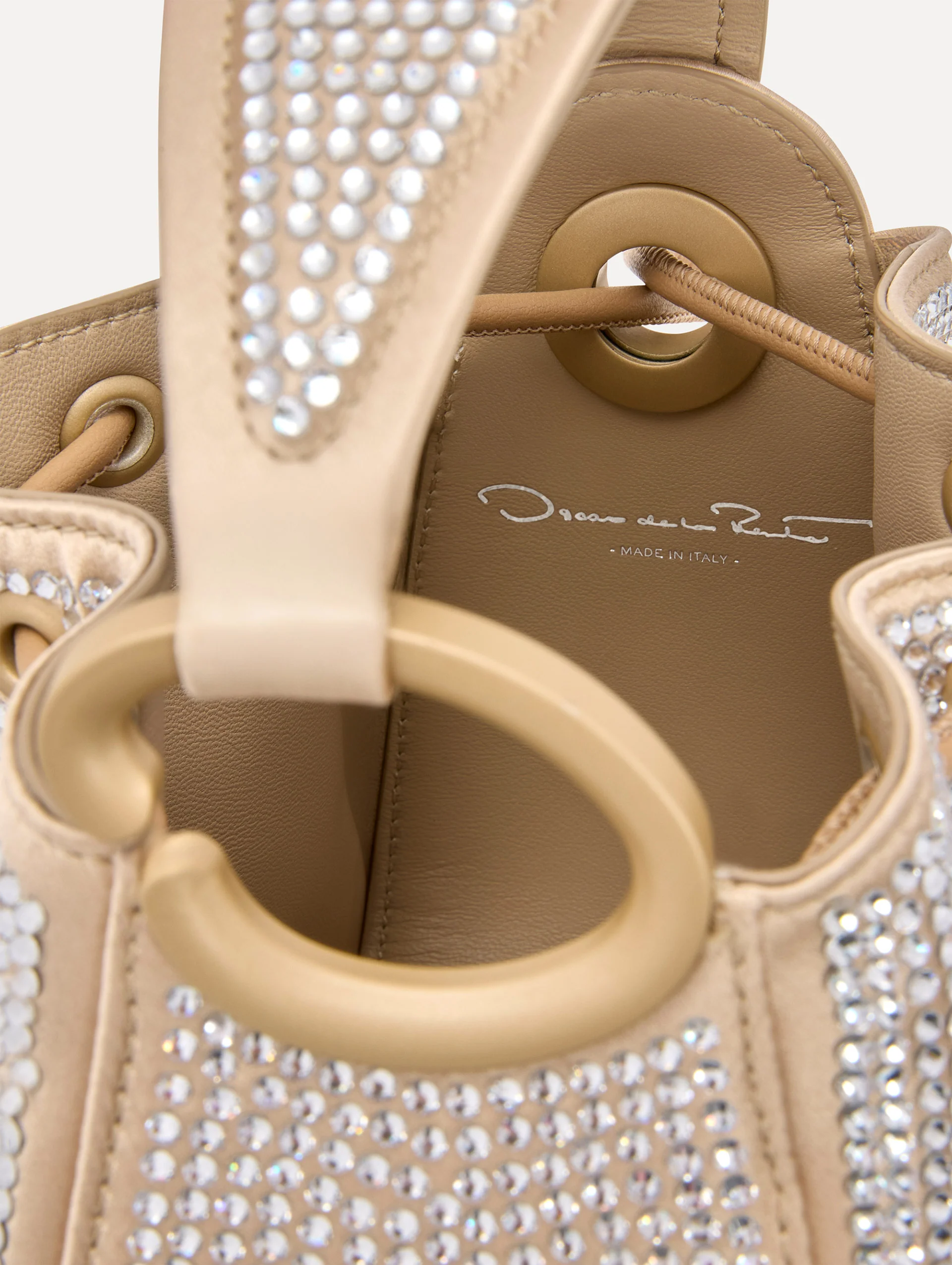 Nano Crystal Pavé O Handle Bag - Image 5
