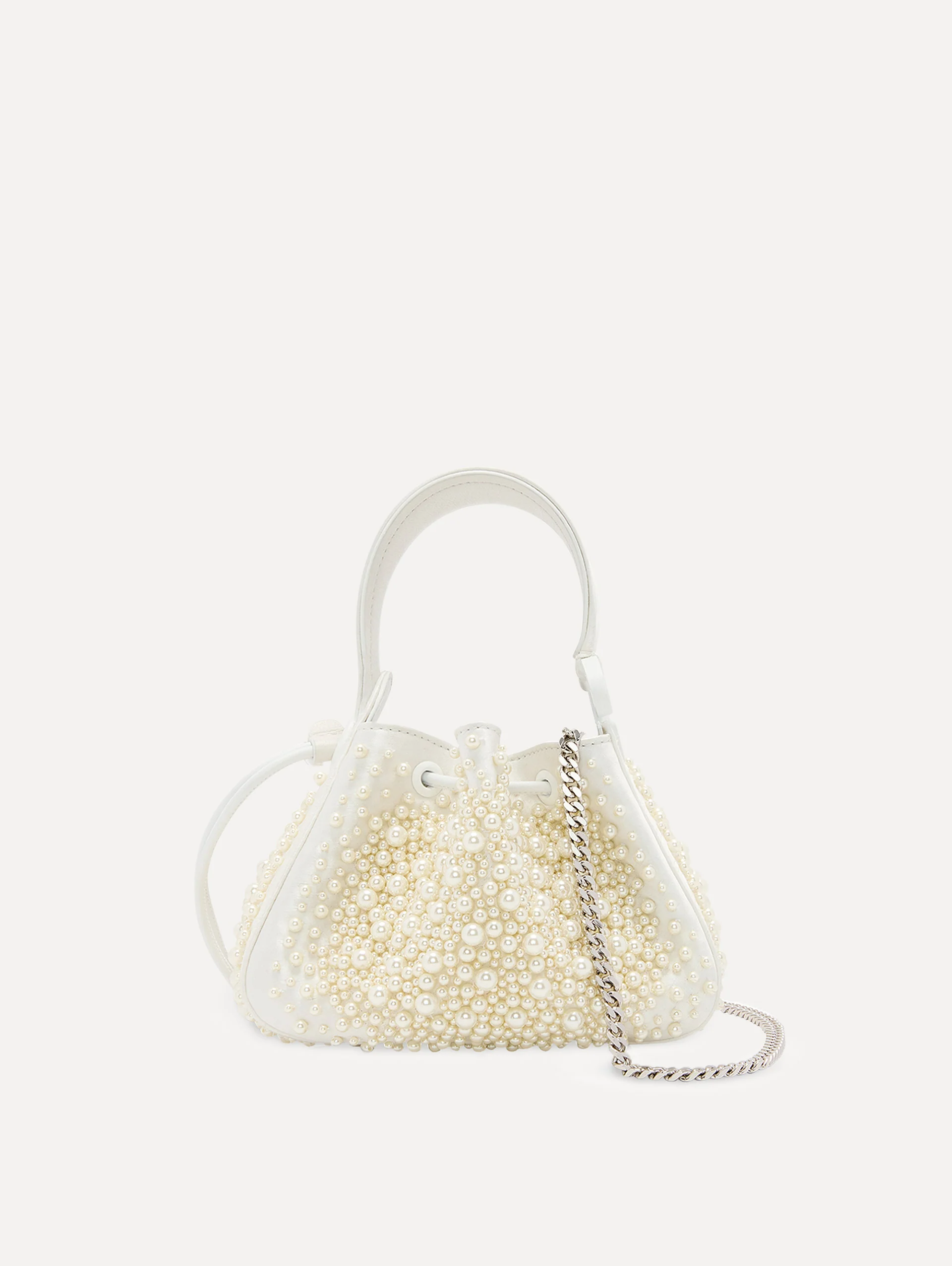 Nano Pearl Embroidered O Handle Bag - Image 3