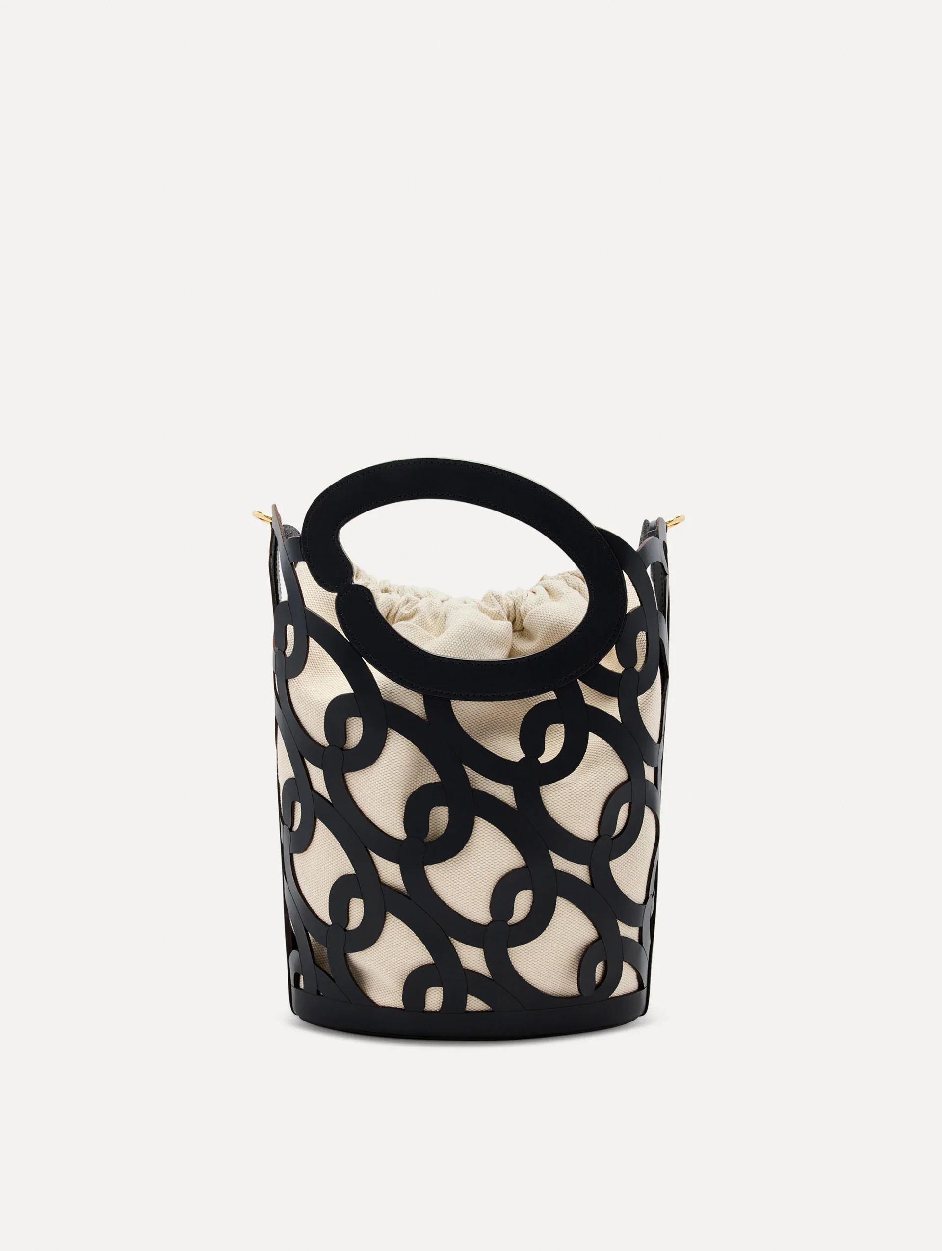 Oscar Chain-Link Leather Mini Tote - Image 3