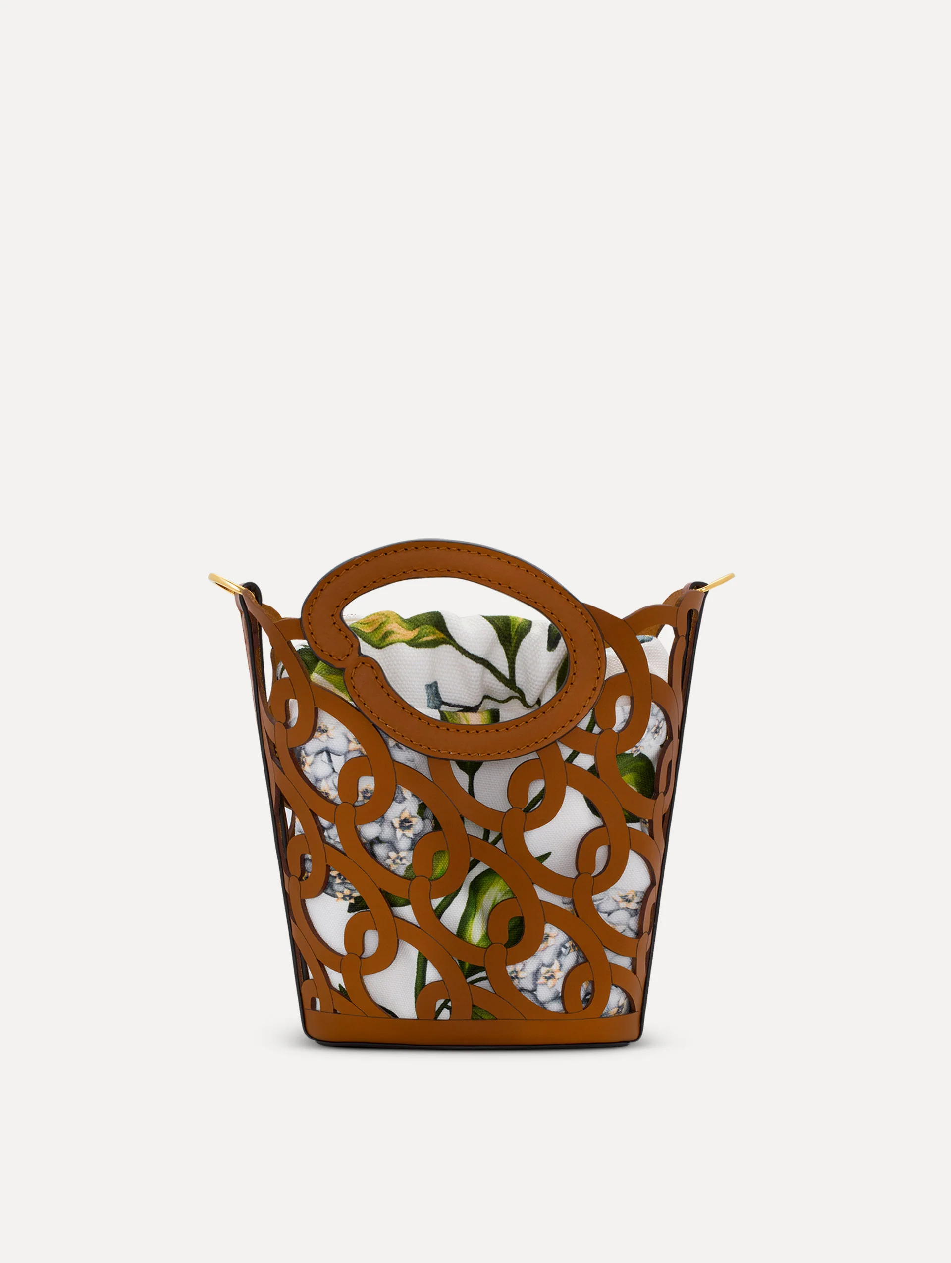 Oscar Chain-Link Leather Mini Tote - Image 2