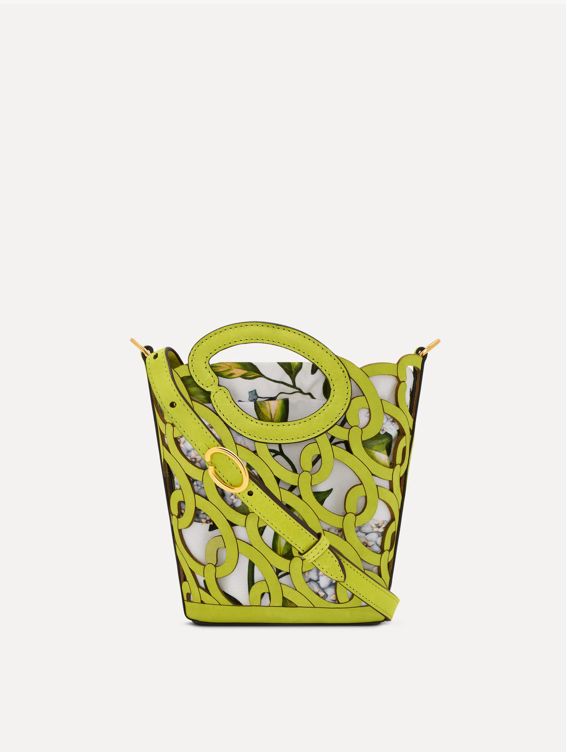 Oscar Chain-Link Leather Mini Tote