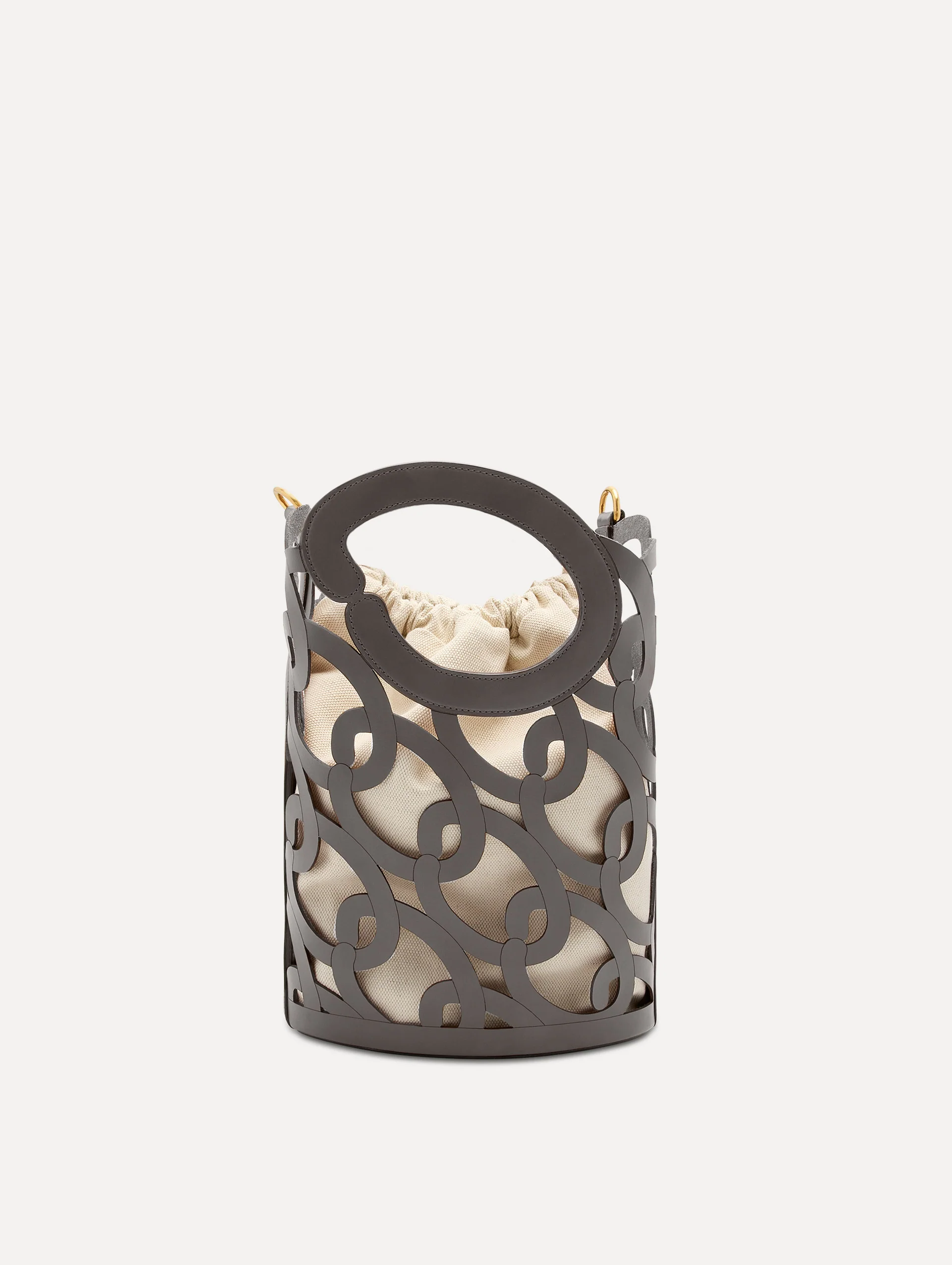 Oscar Chain-Link Leather Tote - Image 3