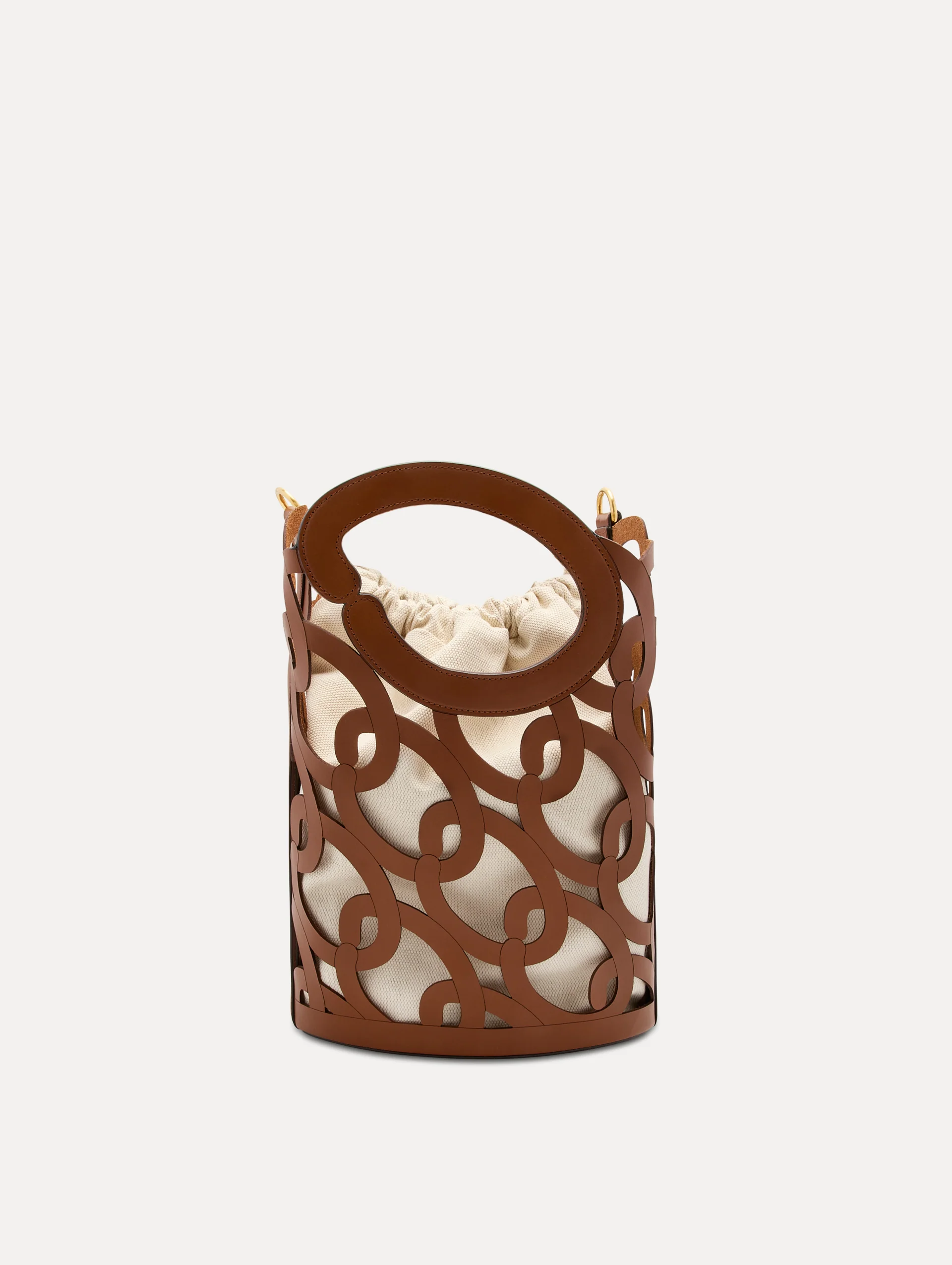 Oscar Chain-Link Leather Tote - Image 3
