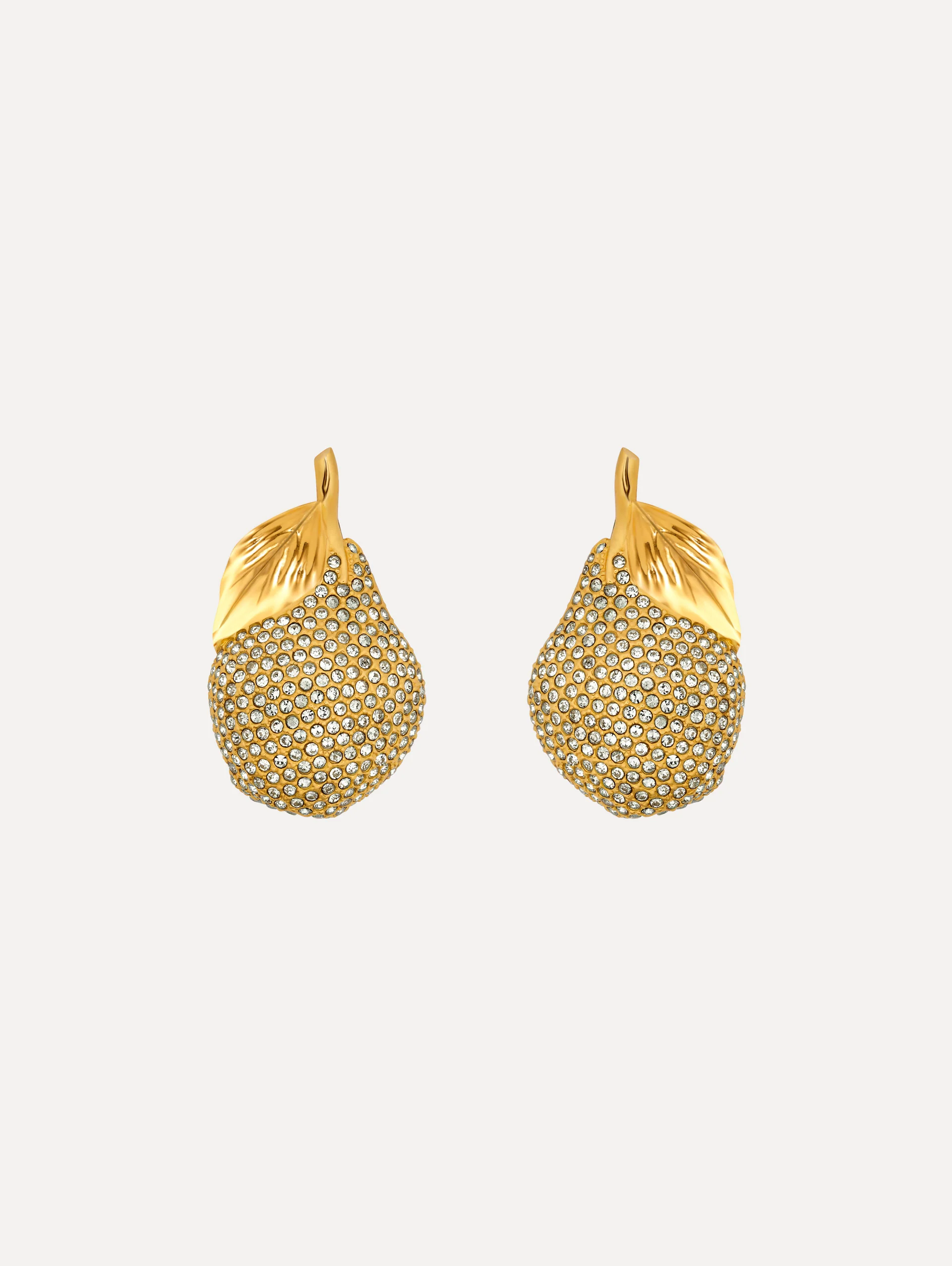 Pavé Pear Earrings