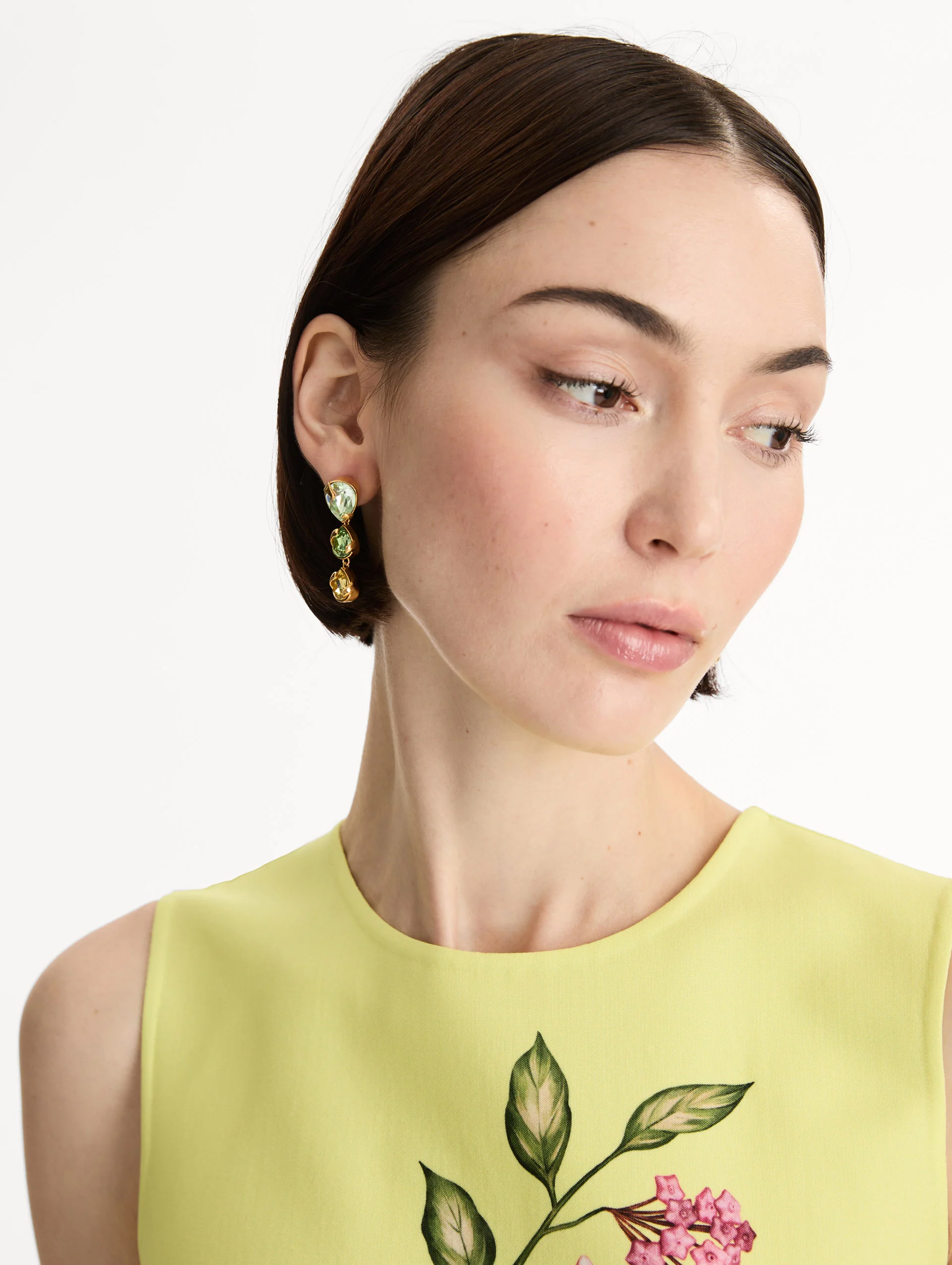 Pear-Cut Drop Earrings - Image 2