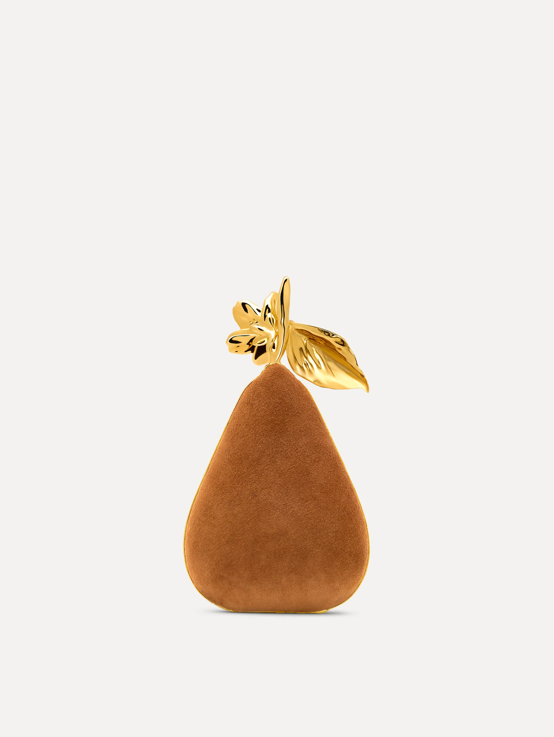 Pear Minaudière in Suede - Image 3