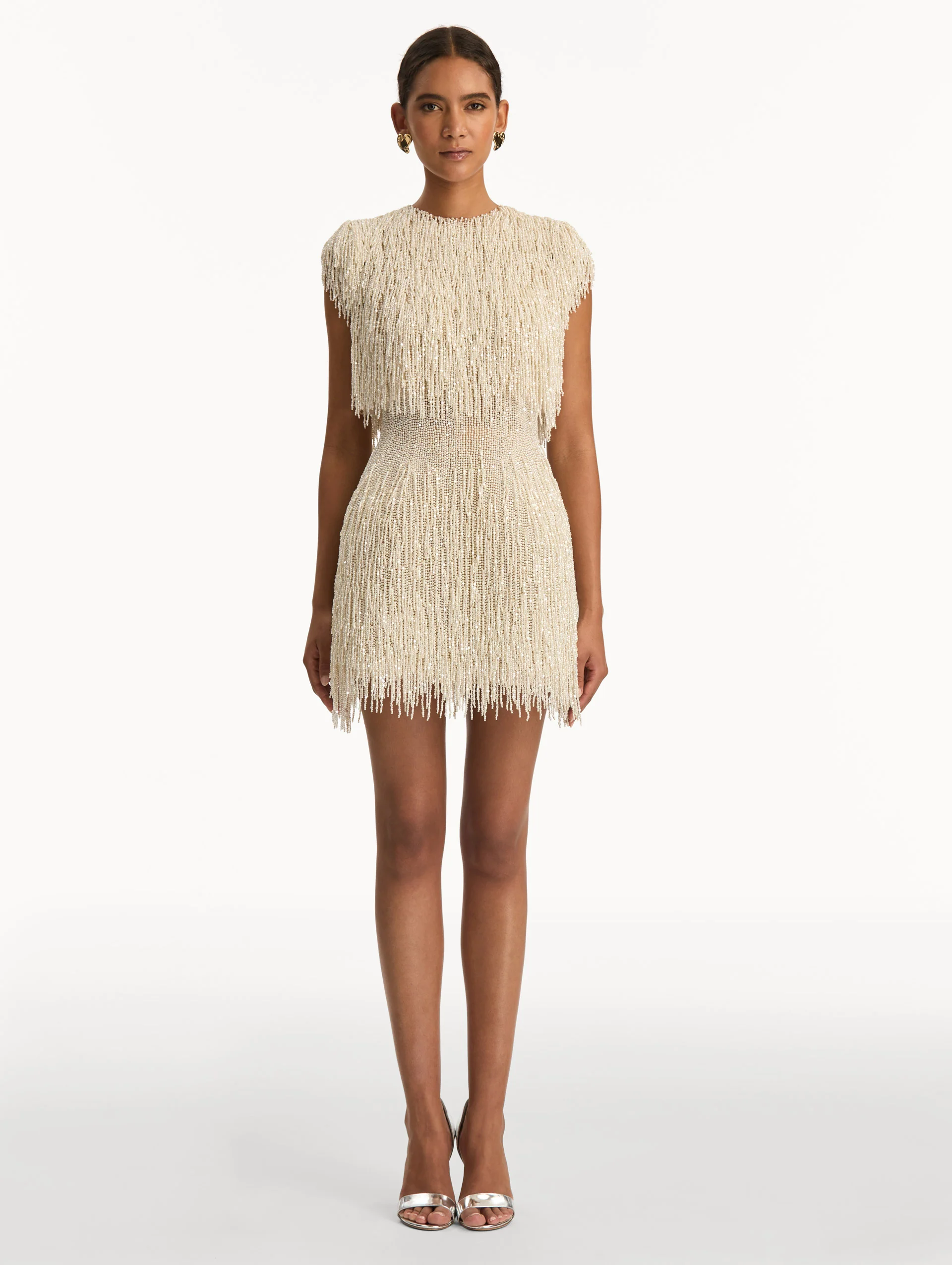 Pearl Fringe Cocktail Dress - Image 2