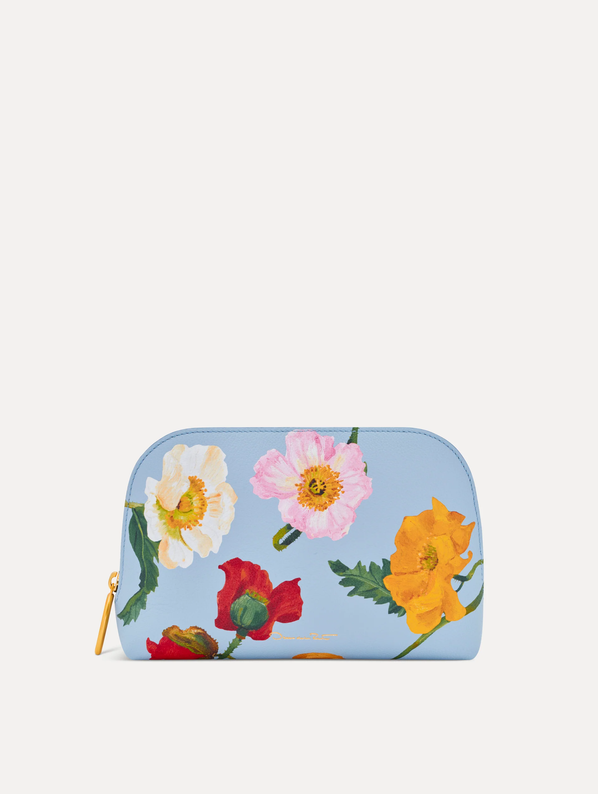 Poppy-Printed Medium Cosmetic Case - Image 2