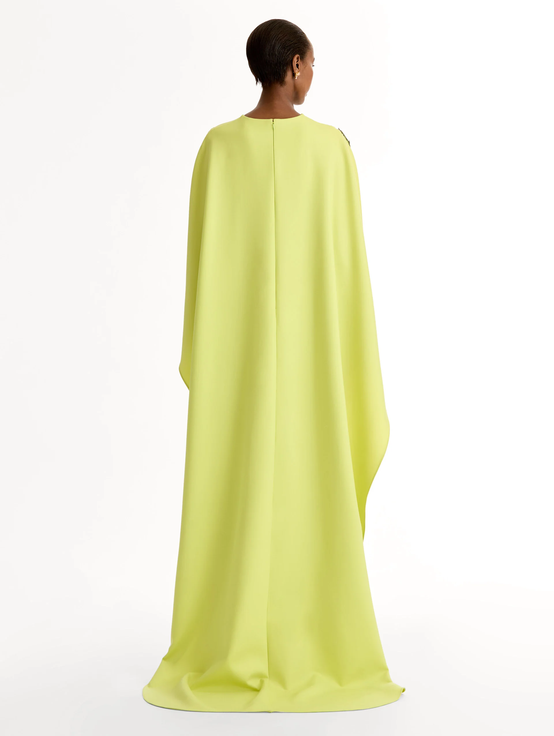 Porcelain Flower Embroidered Caftan - Image 3