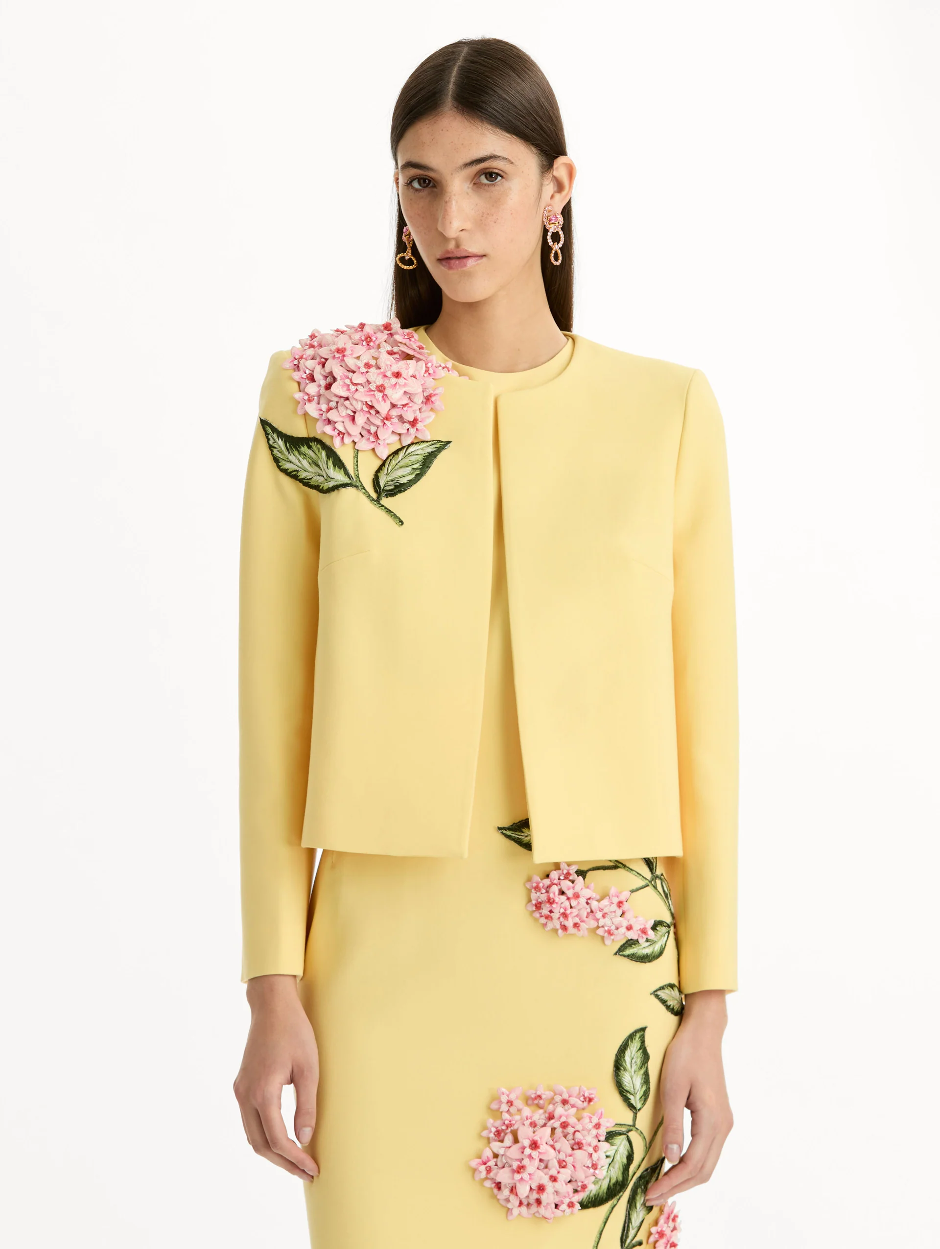 Porcelain Flower Embroidered Jacket - Image 2
