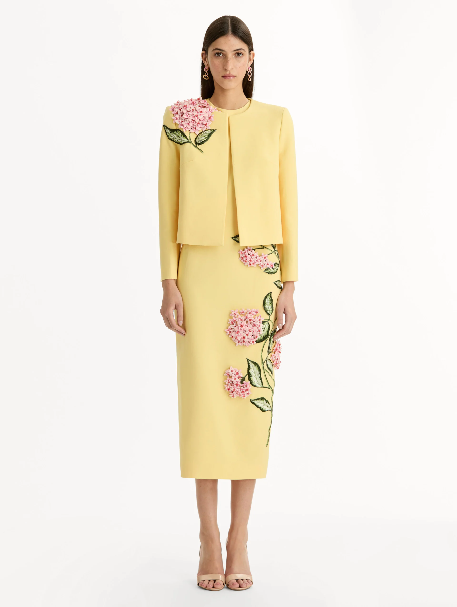 Porcelain Flower Embroidered Jacket - Image 3