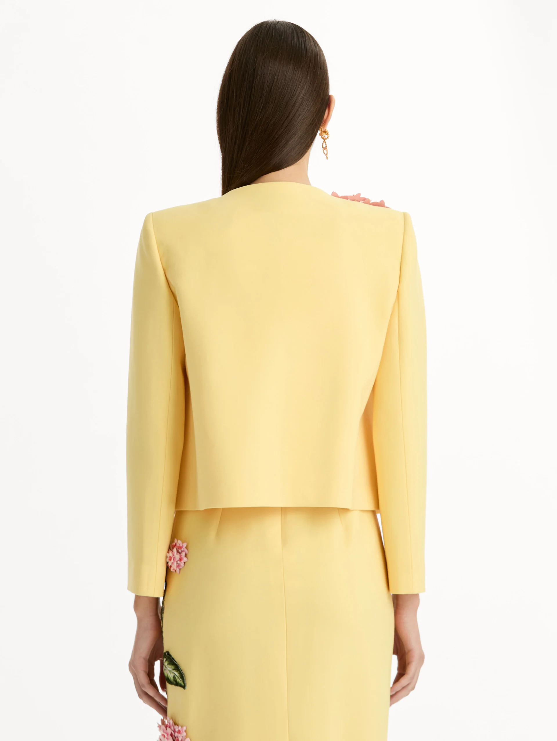 Porcelain Flower Embroidered Jacket - Image 4