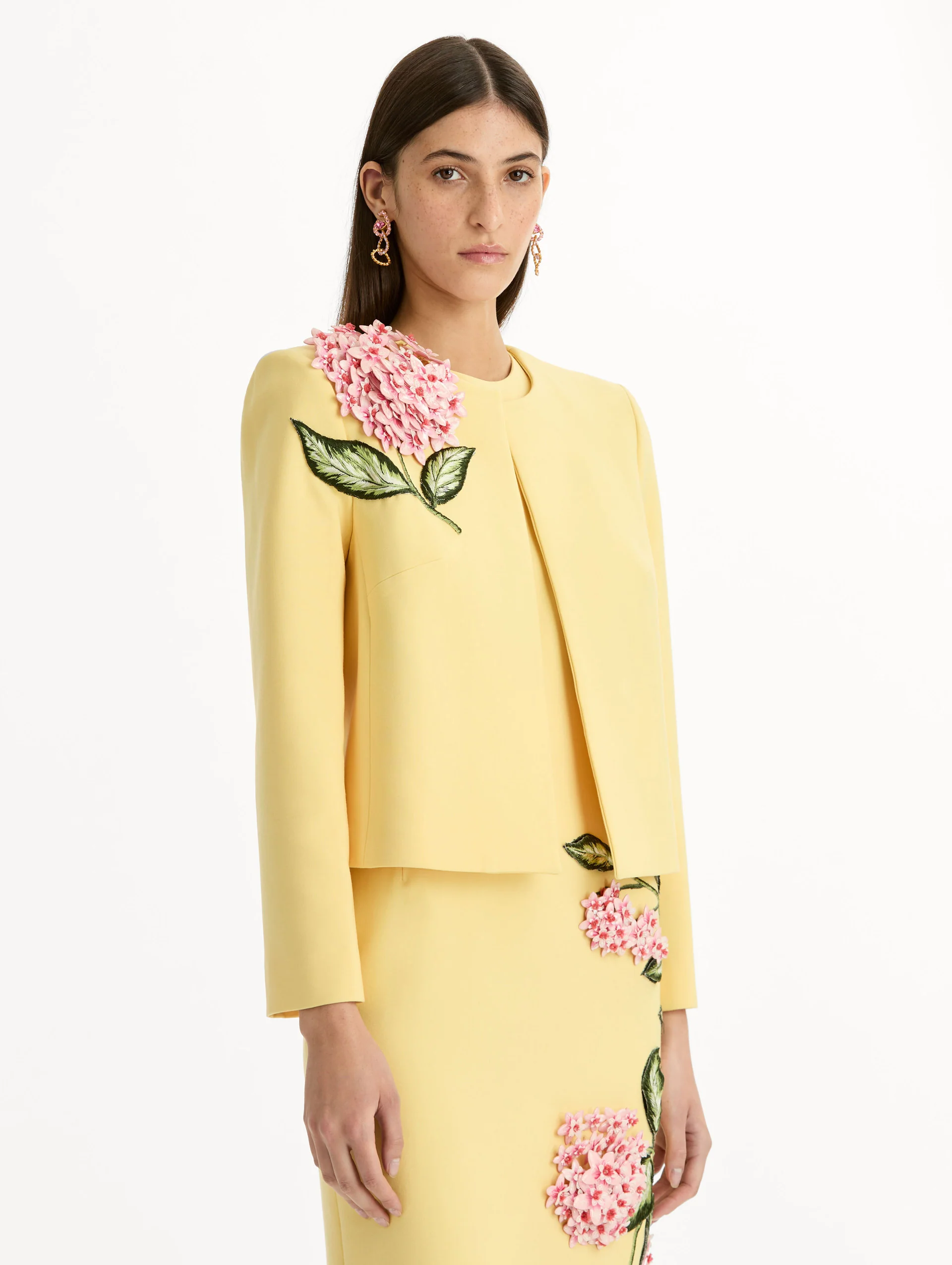 Porcelain Flower Embroidered Jacket - Image 5