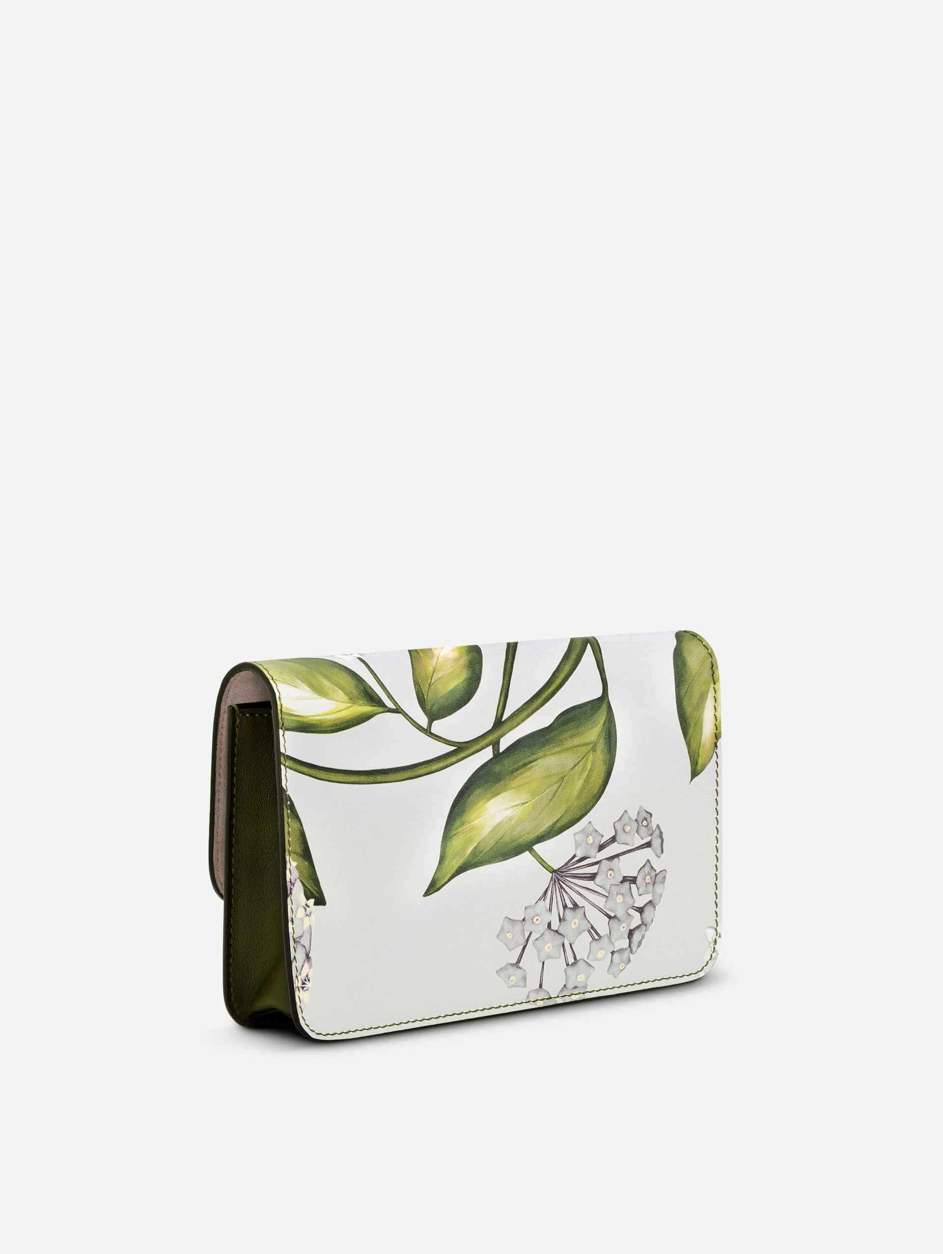 Porcelain Flower-Printed O Pochette - Image 3