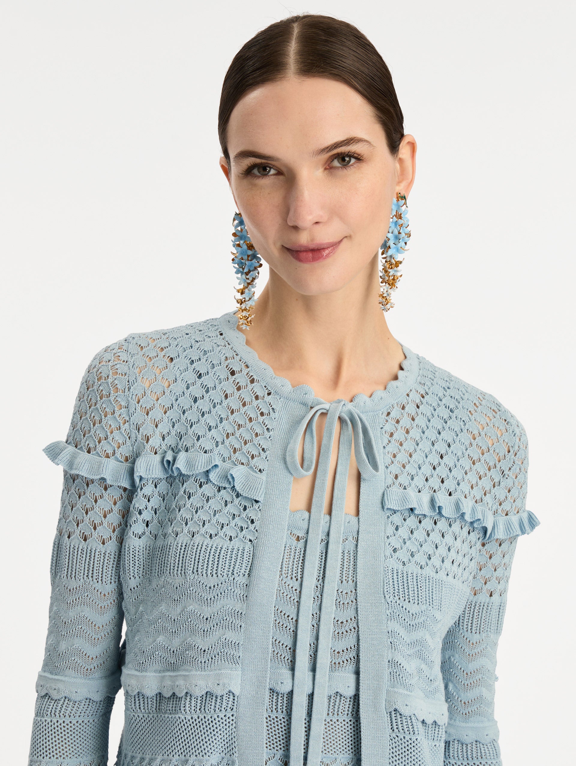 Scallop Trim Cardigan - Image 6