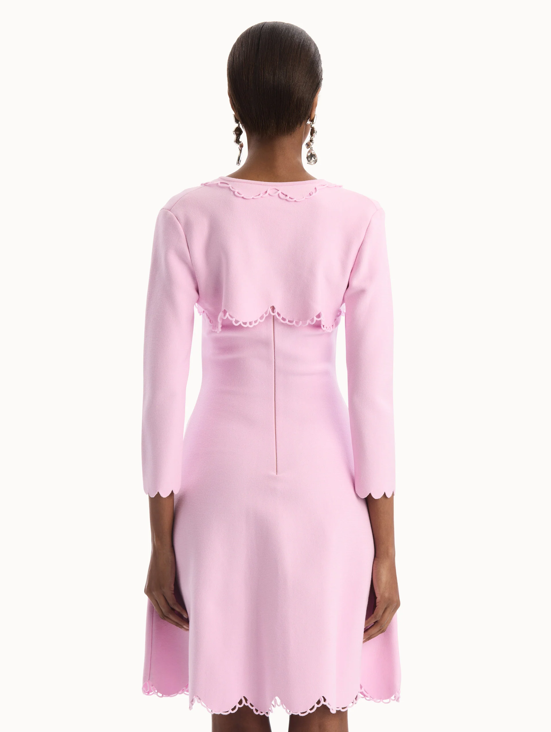 Scallop Trim Knit Bolero - Image 4